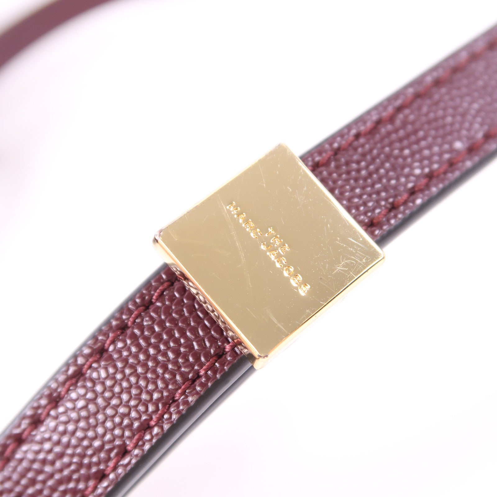 MARC JACOBS 牛皮皮革Shoulder Bag金扣肩背袋