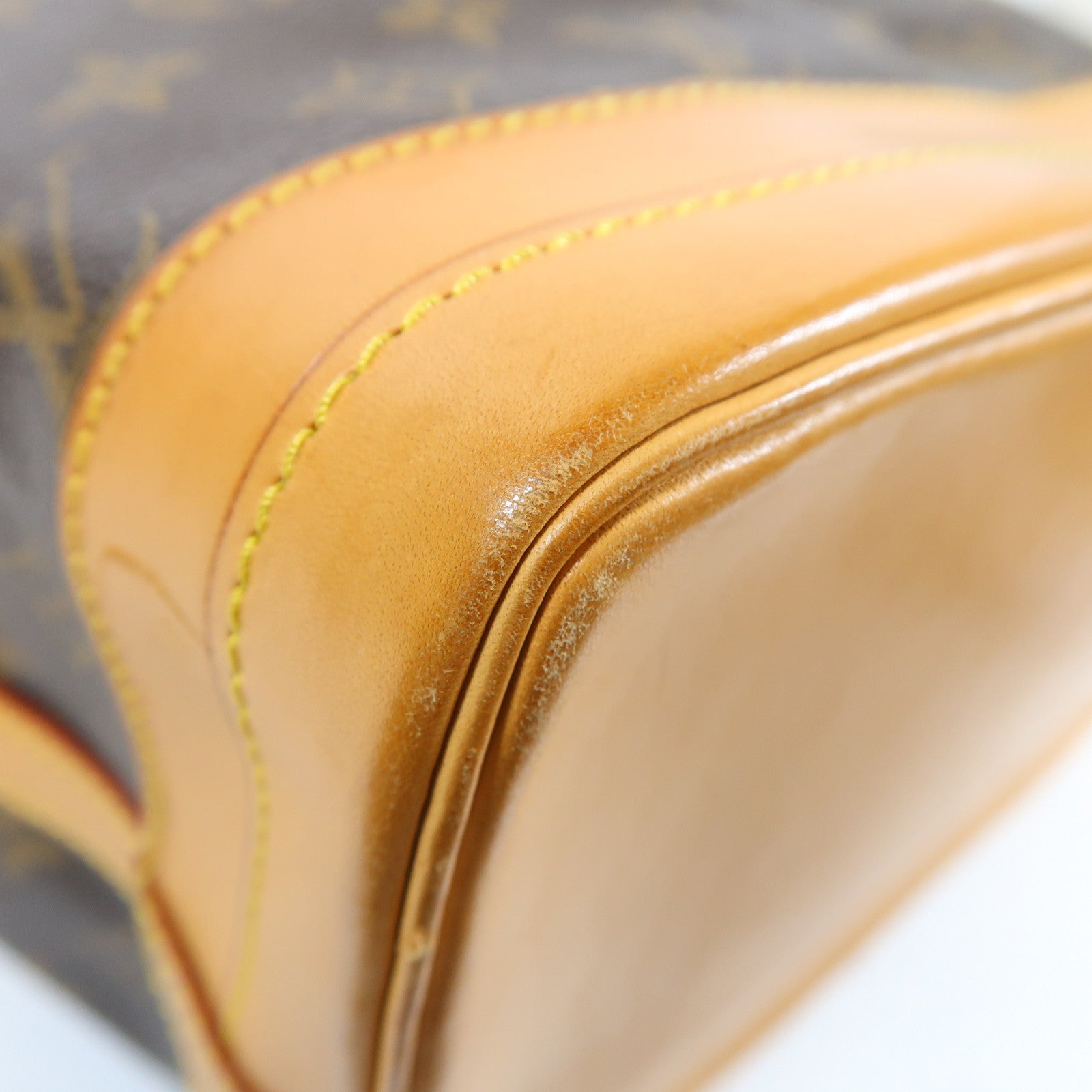 LOUIS VUITTON Monogram Noe Bucket Bag金扣肩背袋棕色