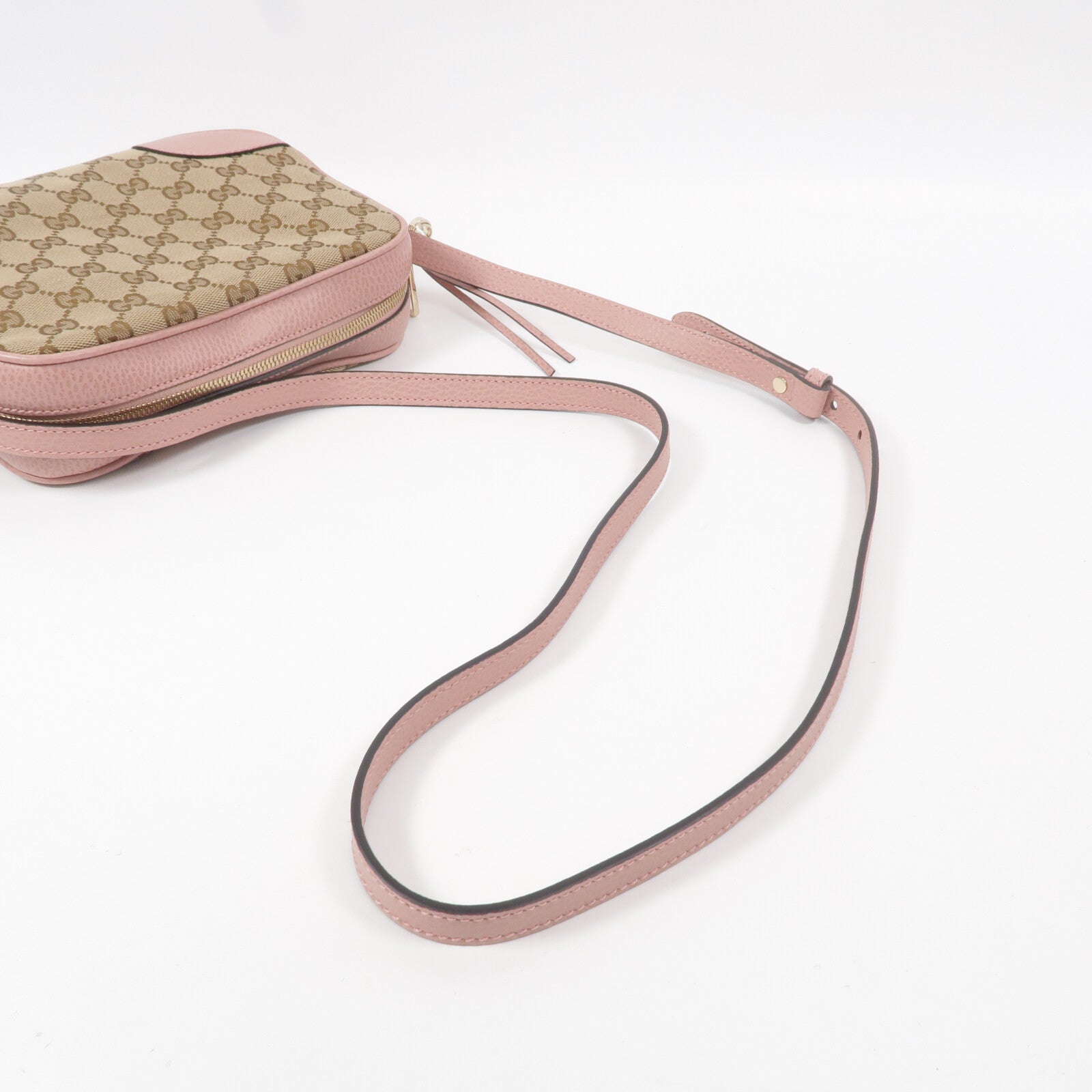GUCCI 帆布Mini Messenger Bag肩背袋