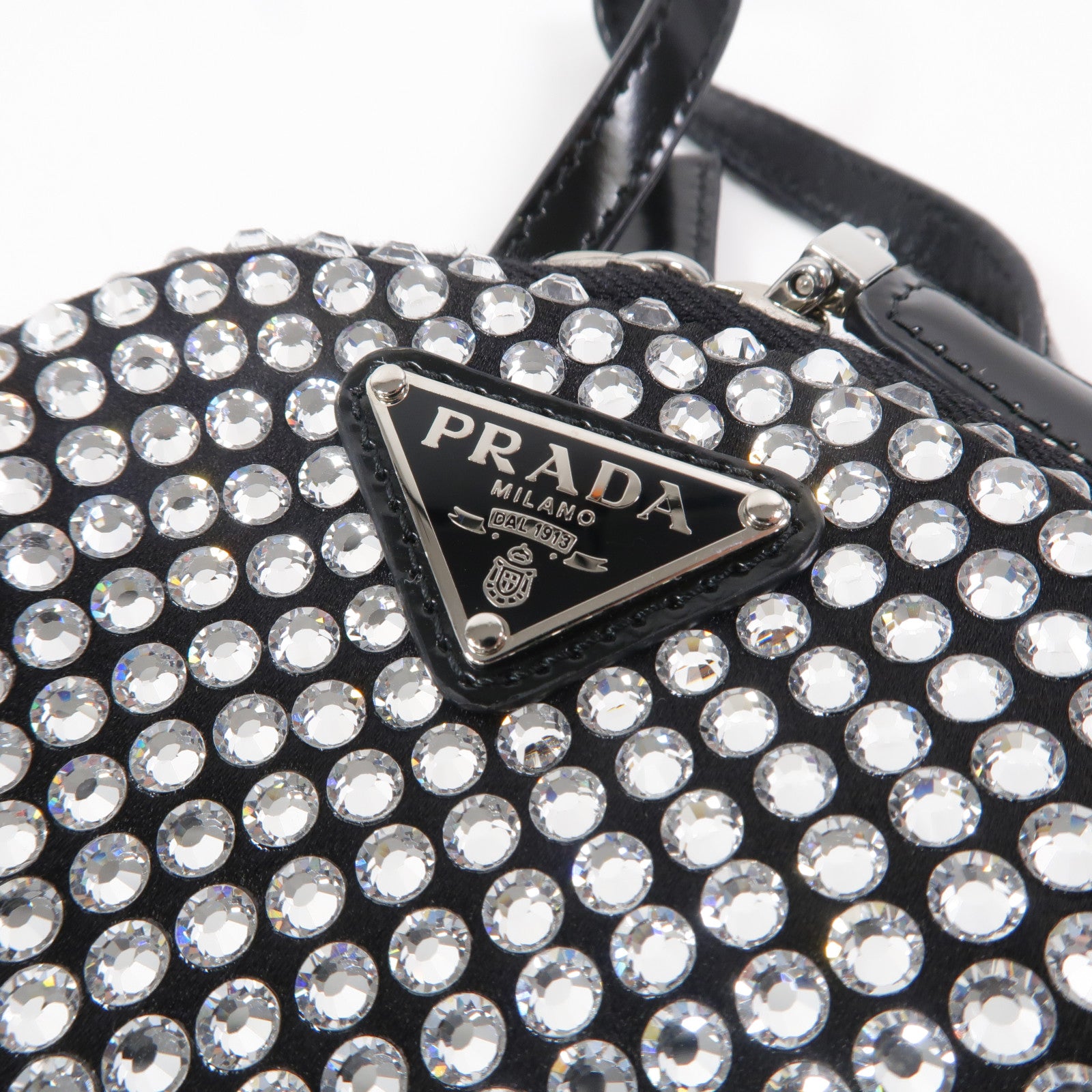 PRADA 尼龍/水晶Shoulder Bag手挽肩背兩用袋