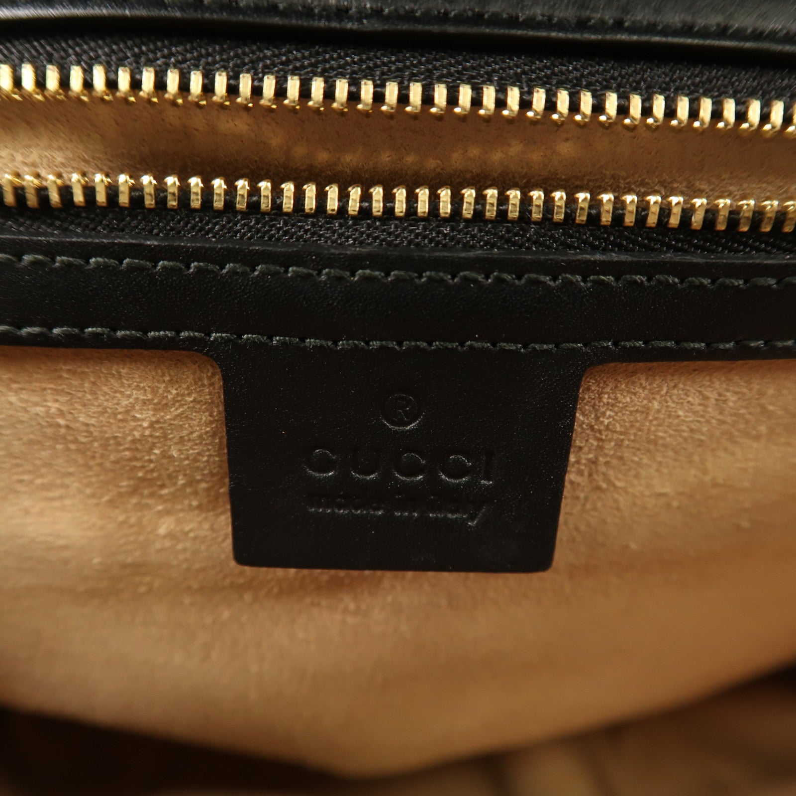 GUCCI 牛皮皮革Shoulder Bag金扣鏈帶肩背袋