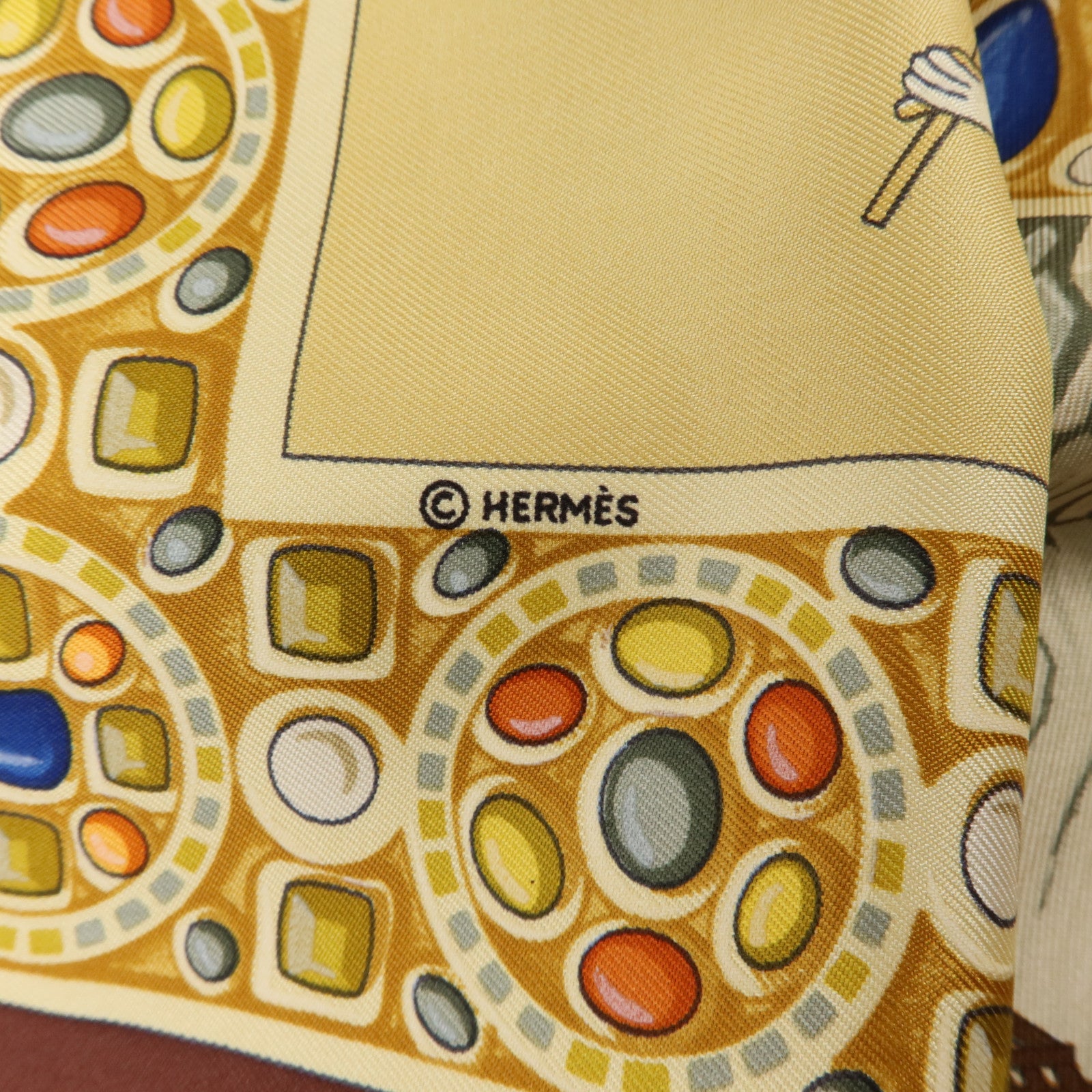 HERMES 絲質Scarf 90X90絲巾