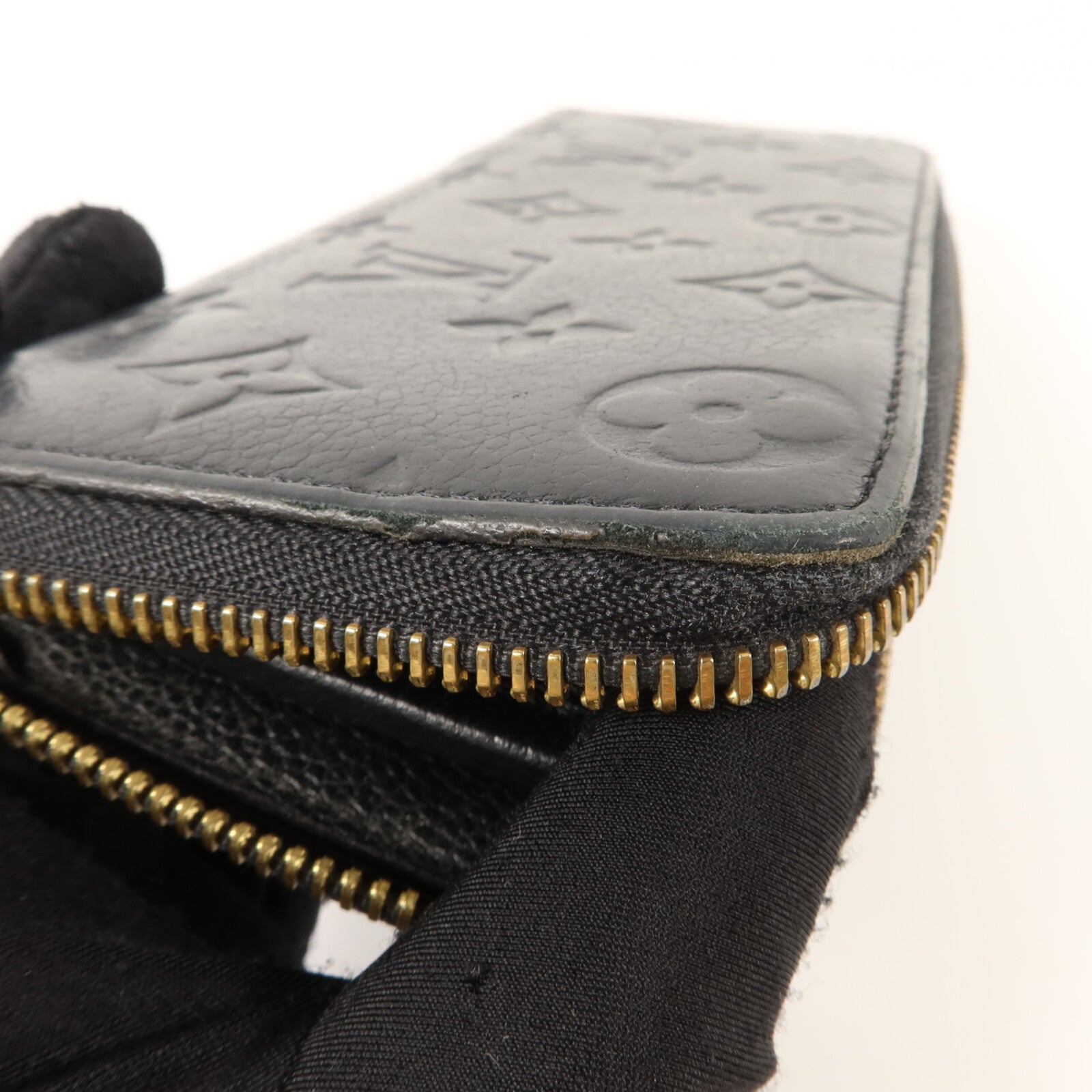 LOUIS VUITTON Monogram Empreinte Portefeuille Wallet Long Wallet金扣拉鏈長錢包