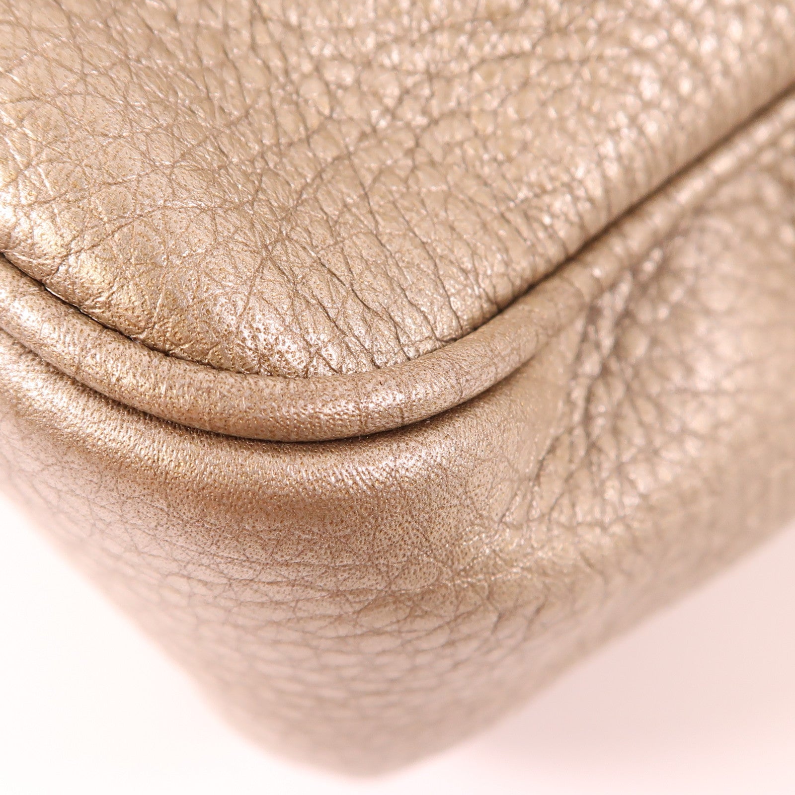 GUCCI 牛皮皮革Chain Shoulder Bag金扣鏈帶肩背袋