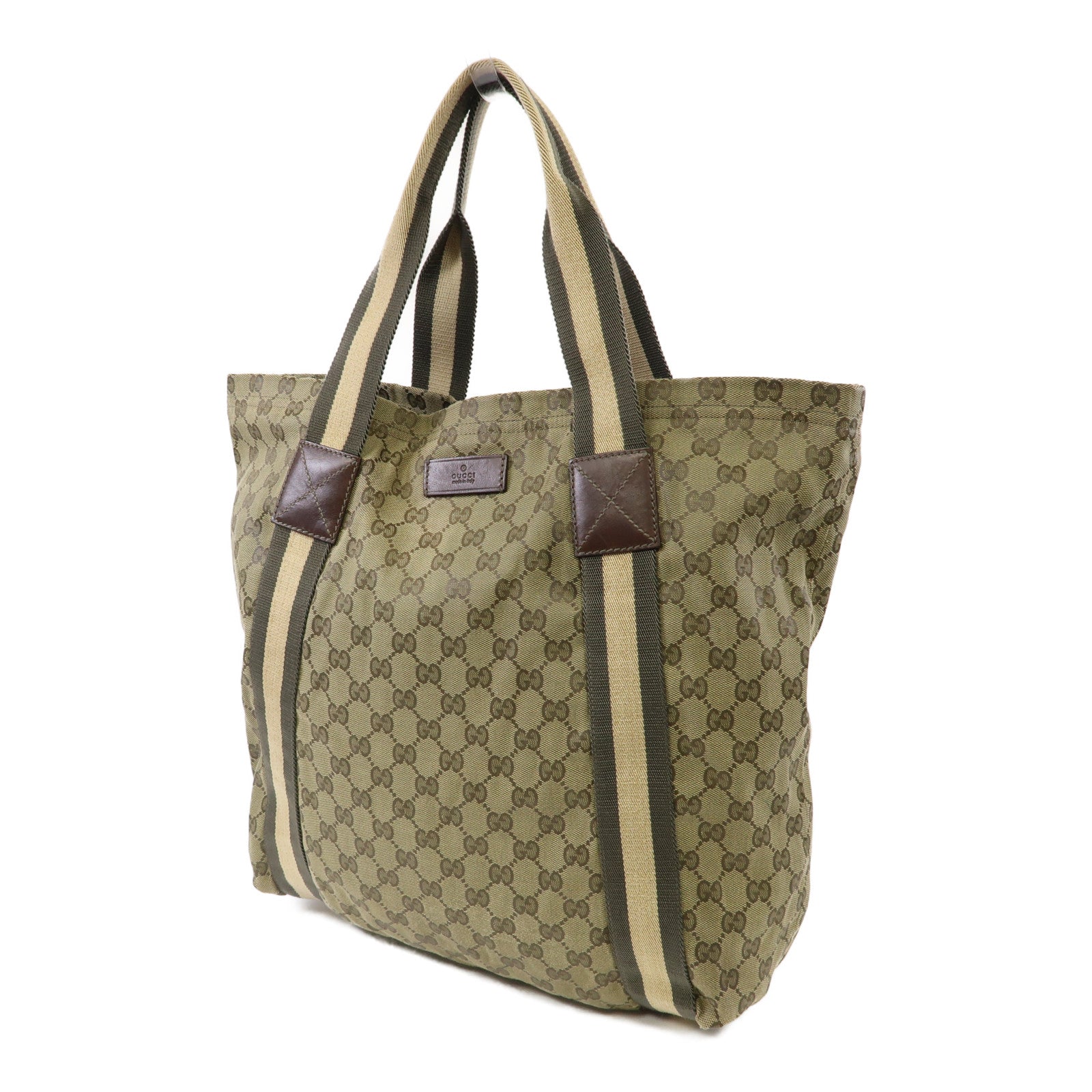 GUCCI 帆布Tote Bag手挽袋綠色