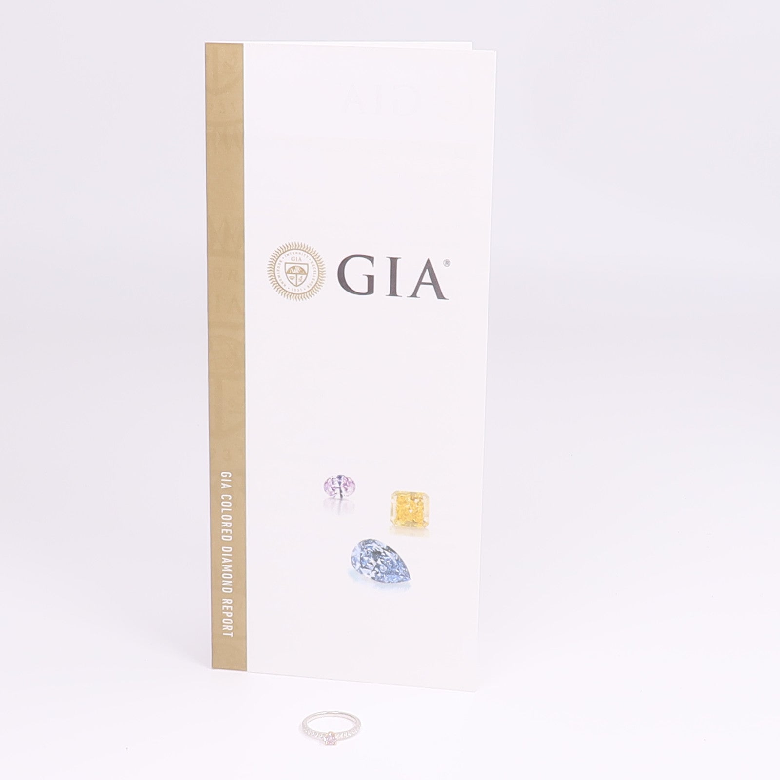 JEWELRY 18K白金/玫瑰金Color Diamond Ring鑽石戒指US#5.5