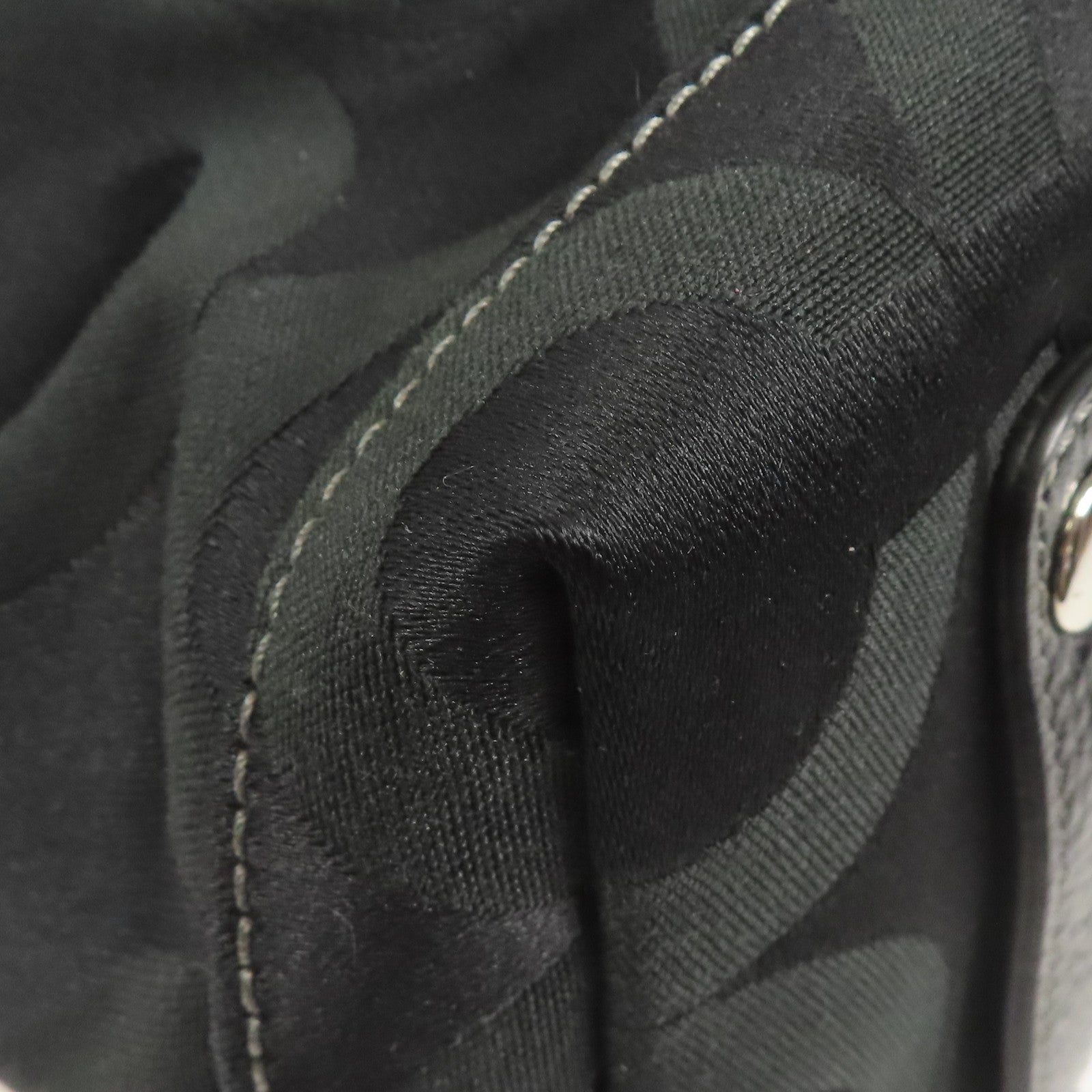 COACH SHW 2way Shoulder Bag Canvas Black