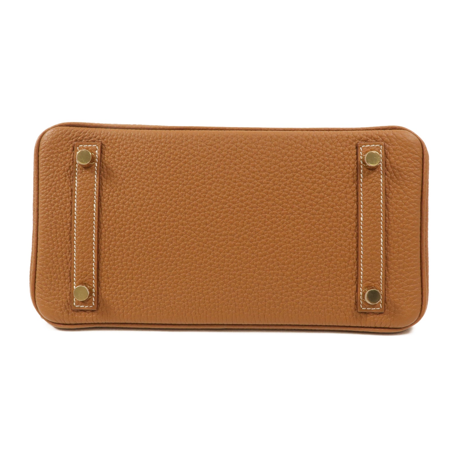 HERMES Togo皮革Birkin 25手挽袋Gold