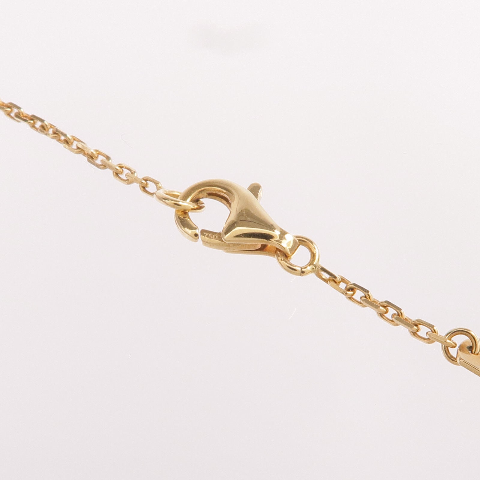 Van Cleef & Arpels 18K黃金Vintage Alhambra Necklace項鍊