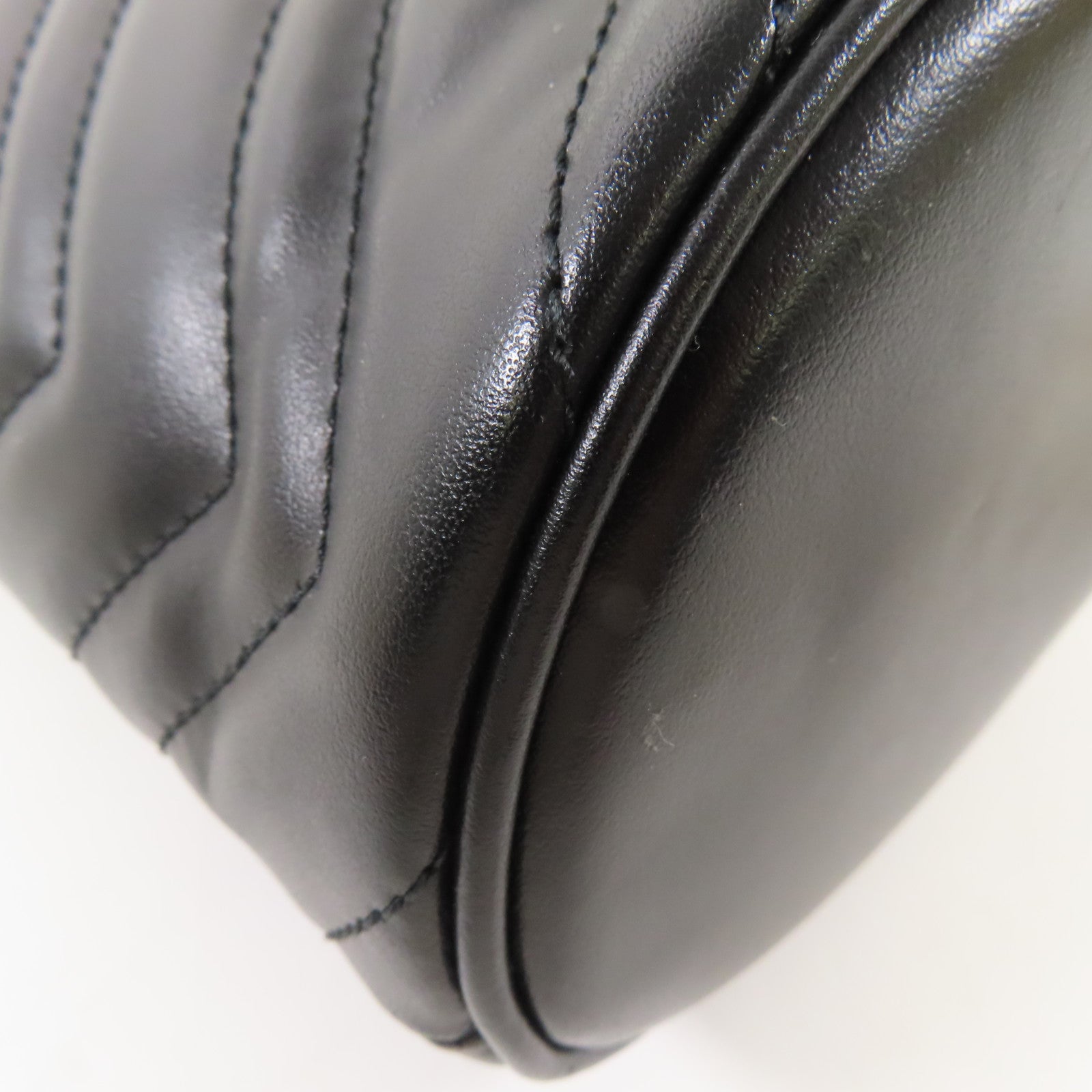 GUCCI 【激減優惠】牛皮皮革GG Marmont金扣肩背袋