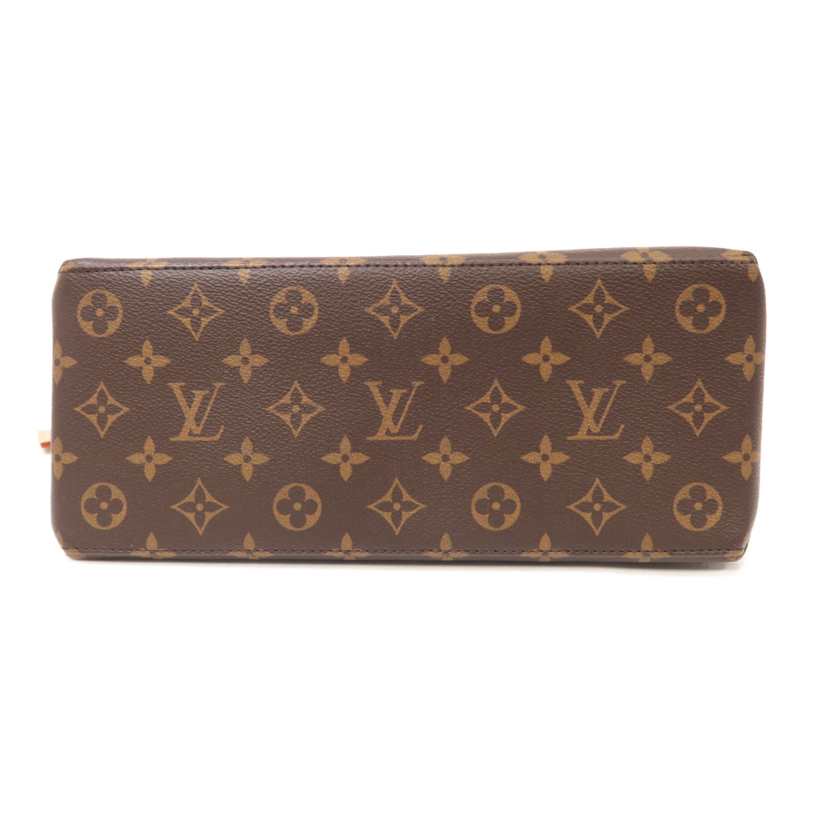 LOUIS VUITTON Monogram Petit Palais金扣手挽肩背兩用袋棕色