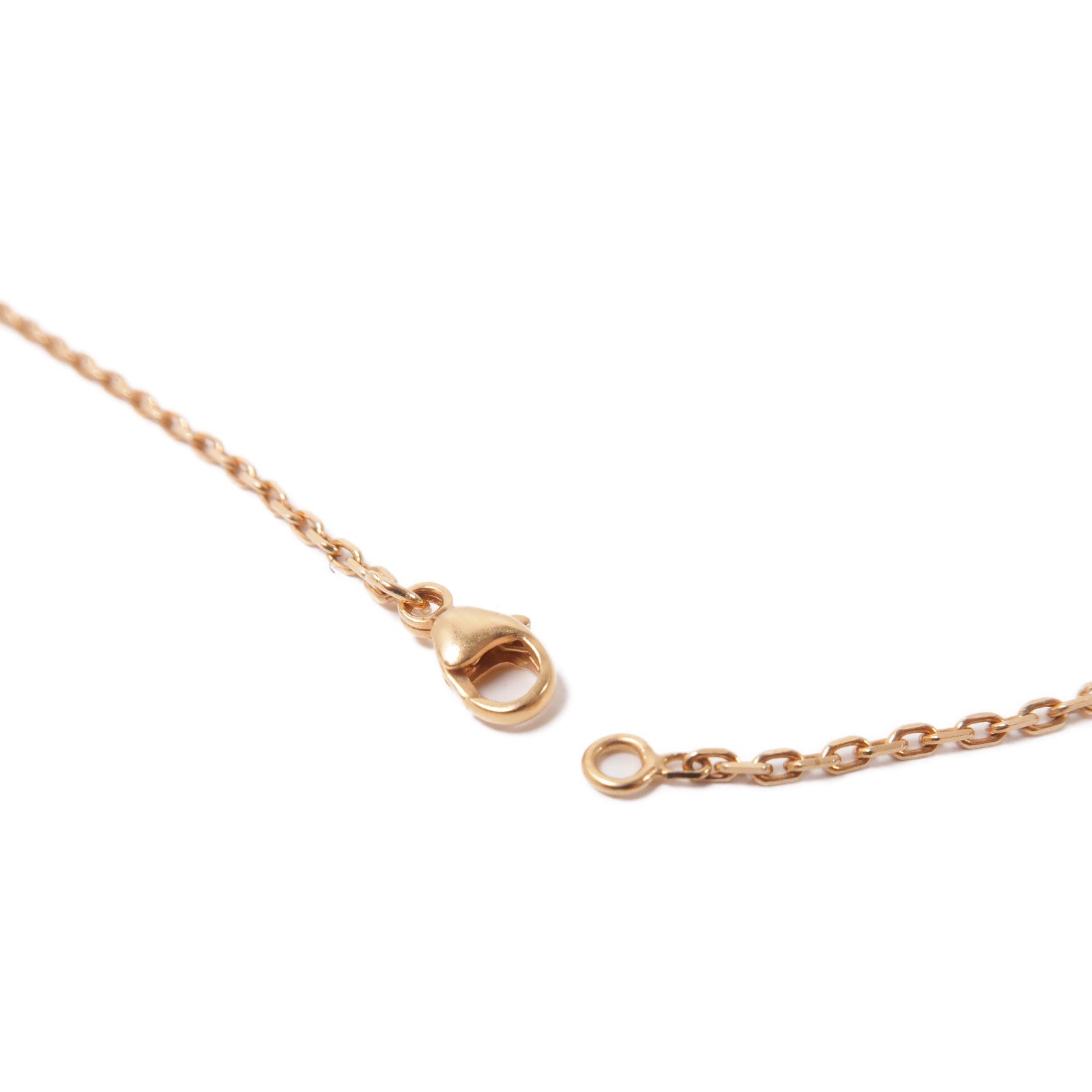 HERMES 皮革/金屬O'Kelly Necklace項鏈黑色/啡色