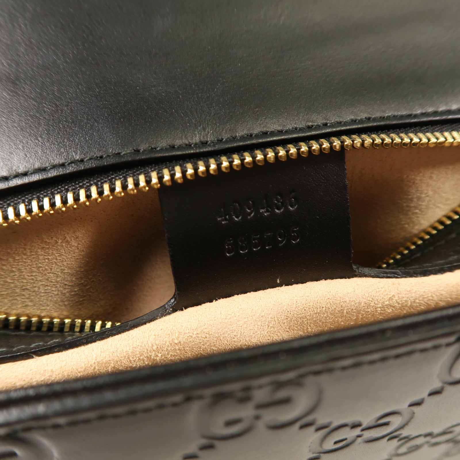 GUCCI 牛皮皮革Shoulder Bag金扣鏈帶肩背袋