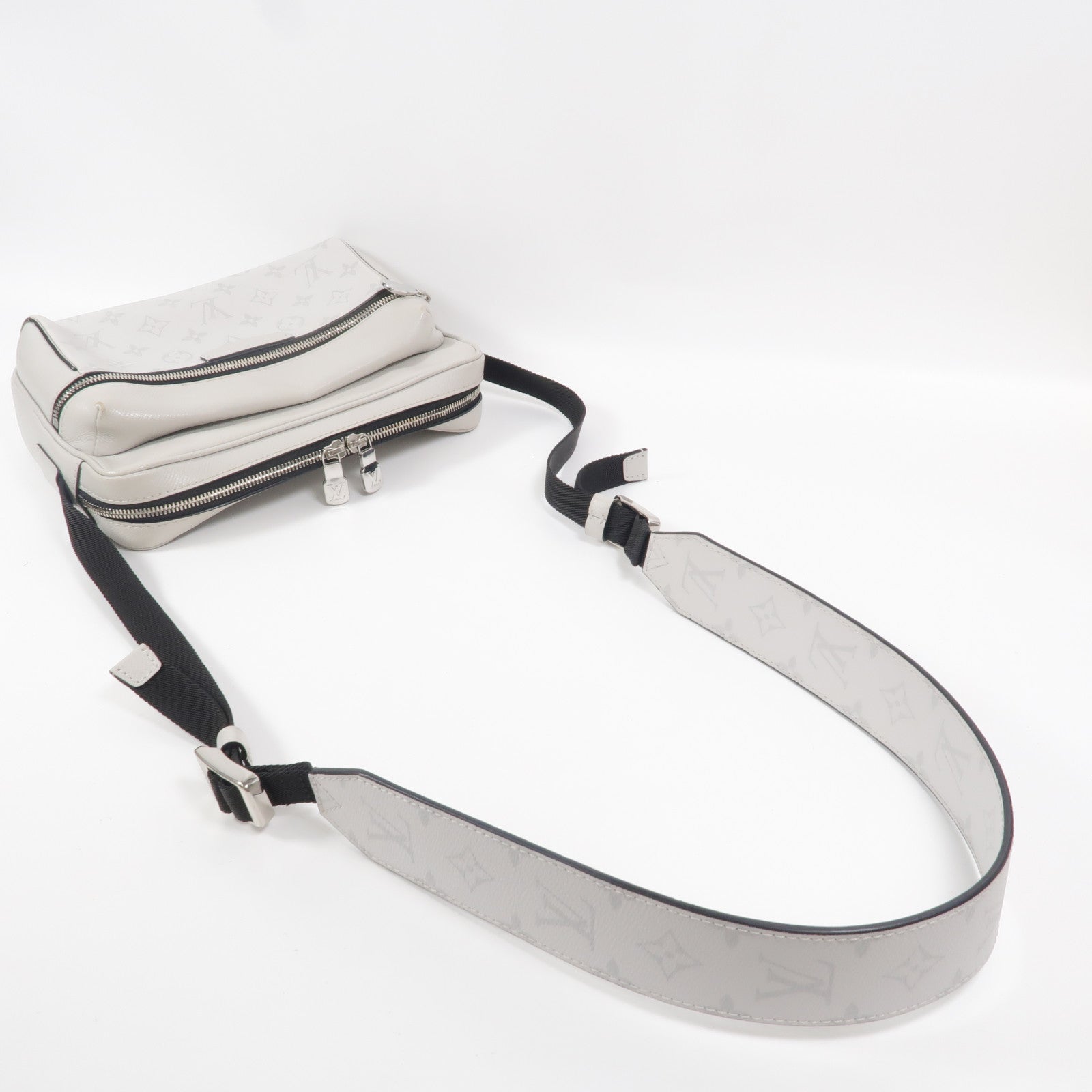 LOUIS VUITTON Monogram/Taigarama Outdoor Messenger Bag PM肩背袋