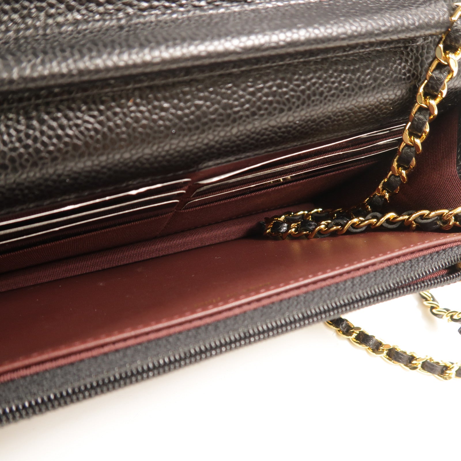 CHANEL 牛皮皮革WOC Wallet On Chain鏈帶肩背袋