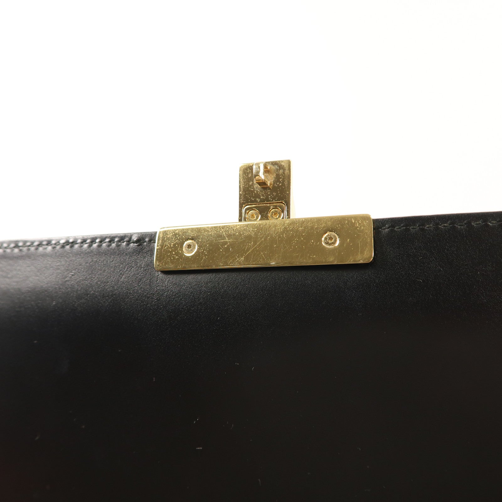 GUCCI 牛皮皮革Shoulder Bag金扣鏈帶肩背袋