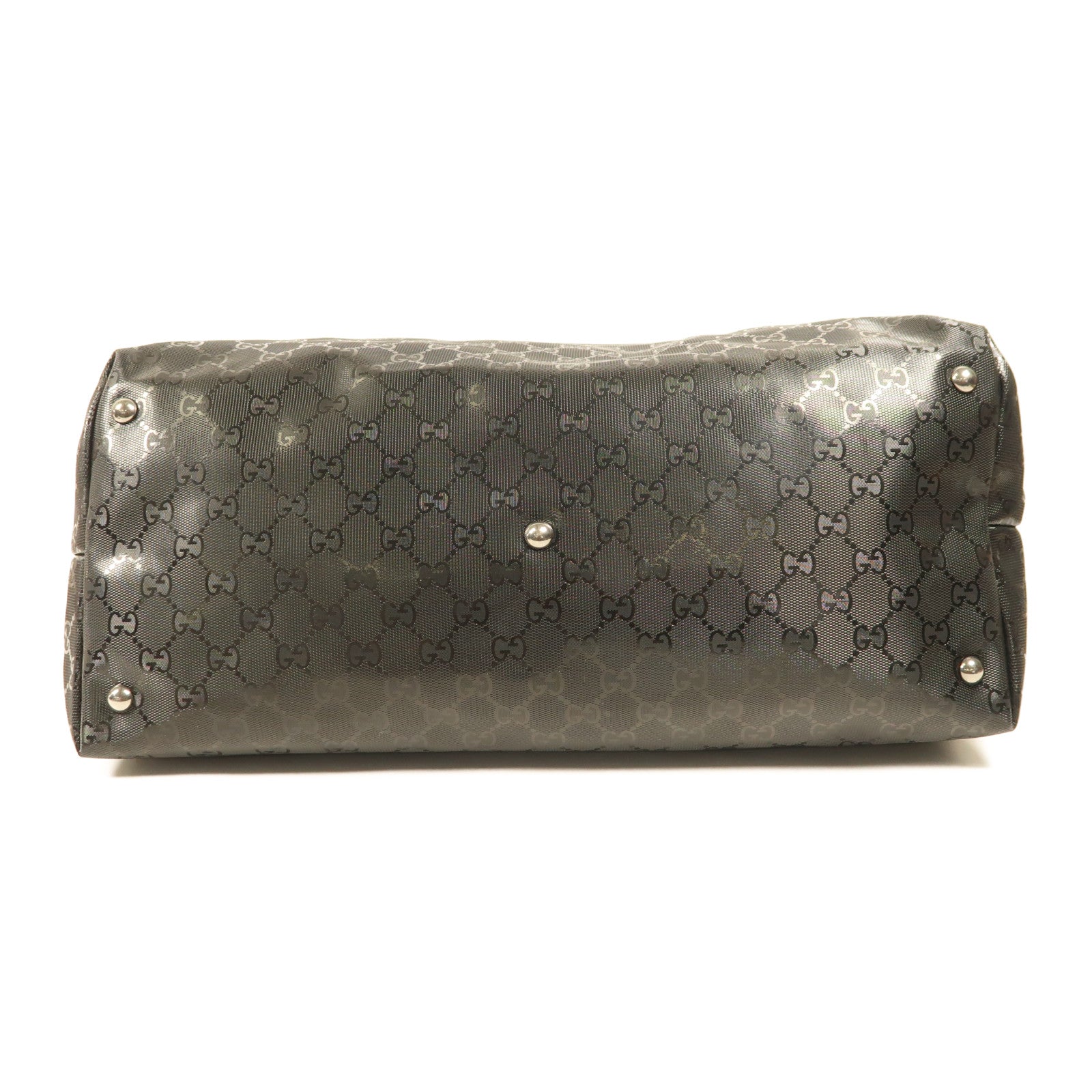 GUCCI PVC Shoulder Bag銀扣肩背袋