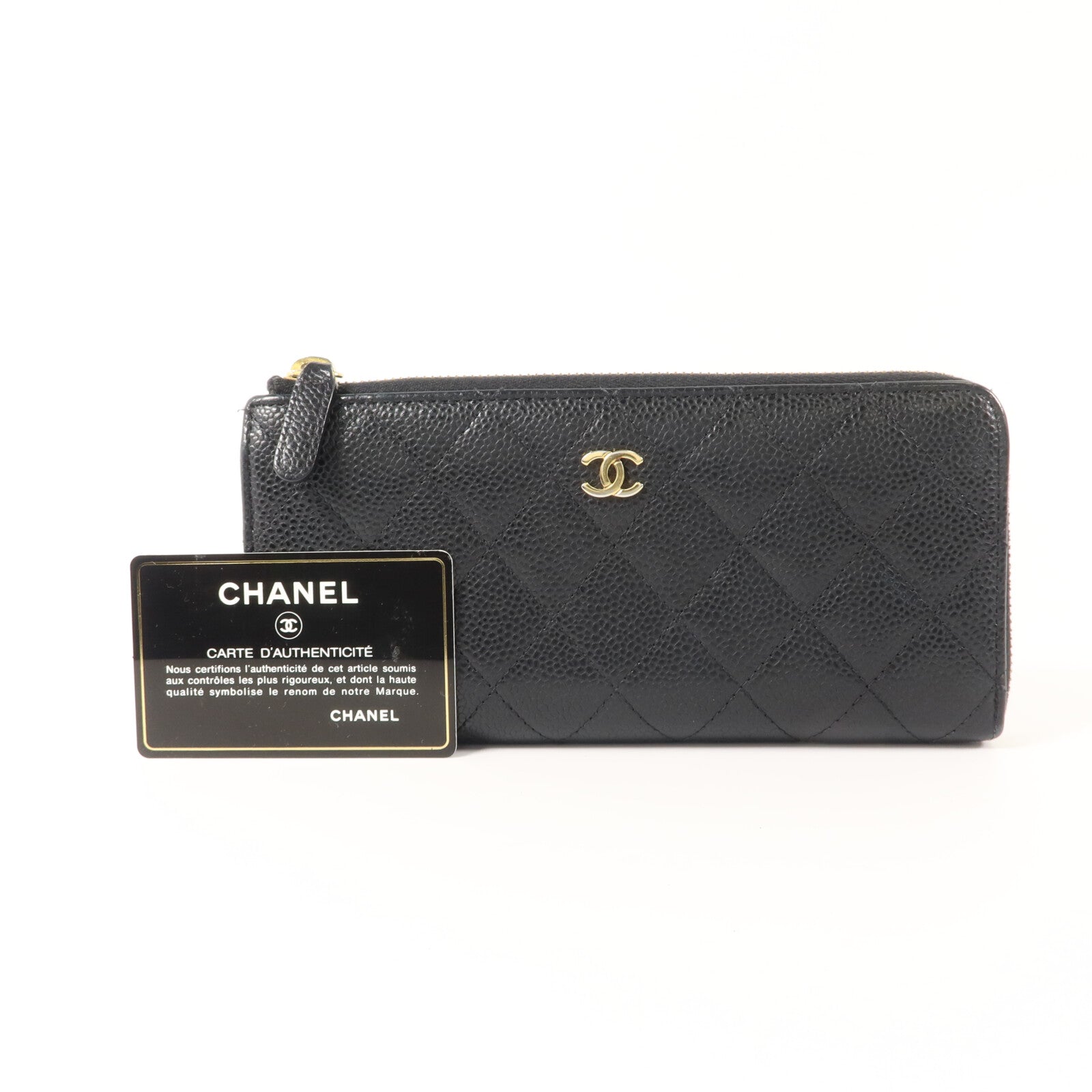 CHANEL 牛皮皮革Long Wallet長錢包