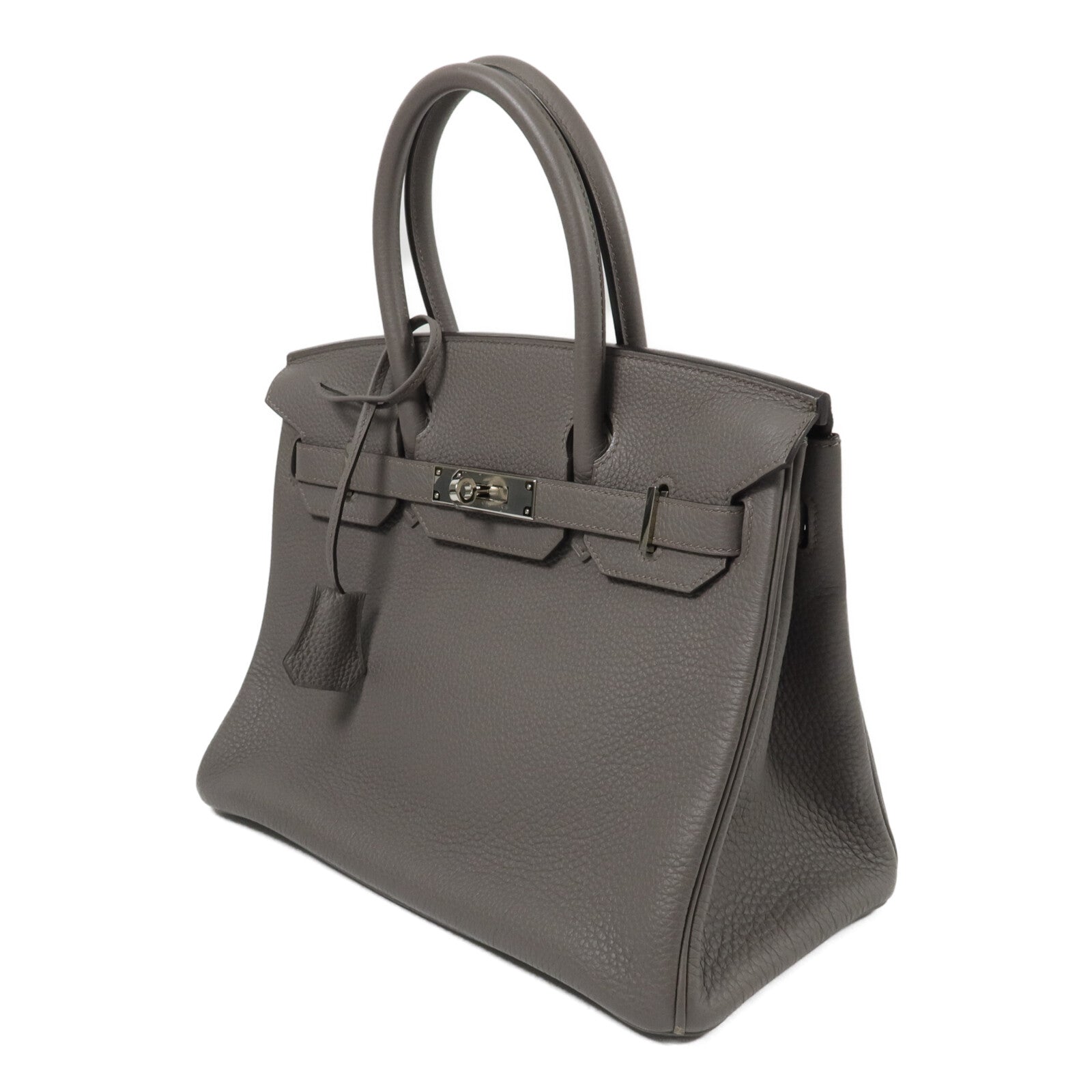 HERMES Togo皮革Birkin 30手挽袋Etain
