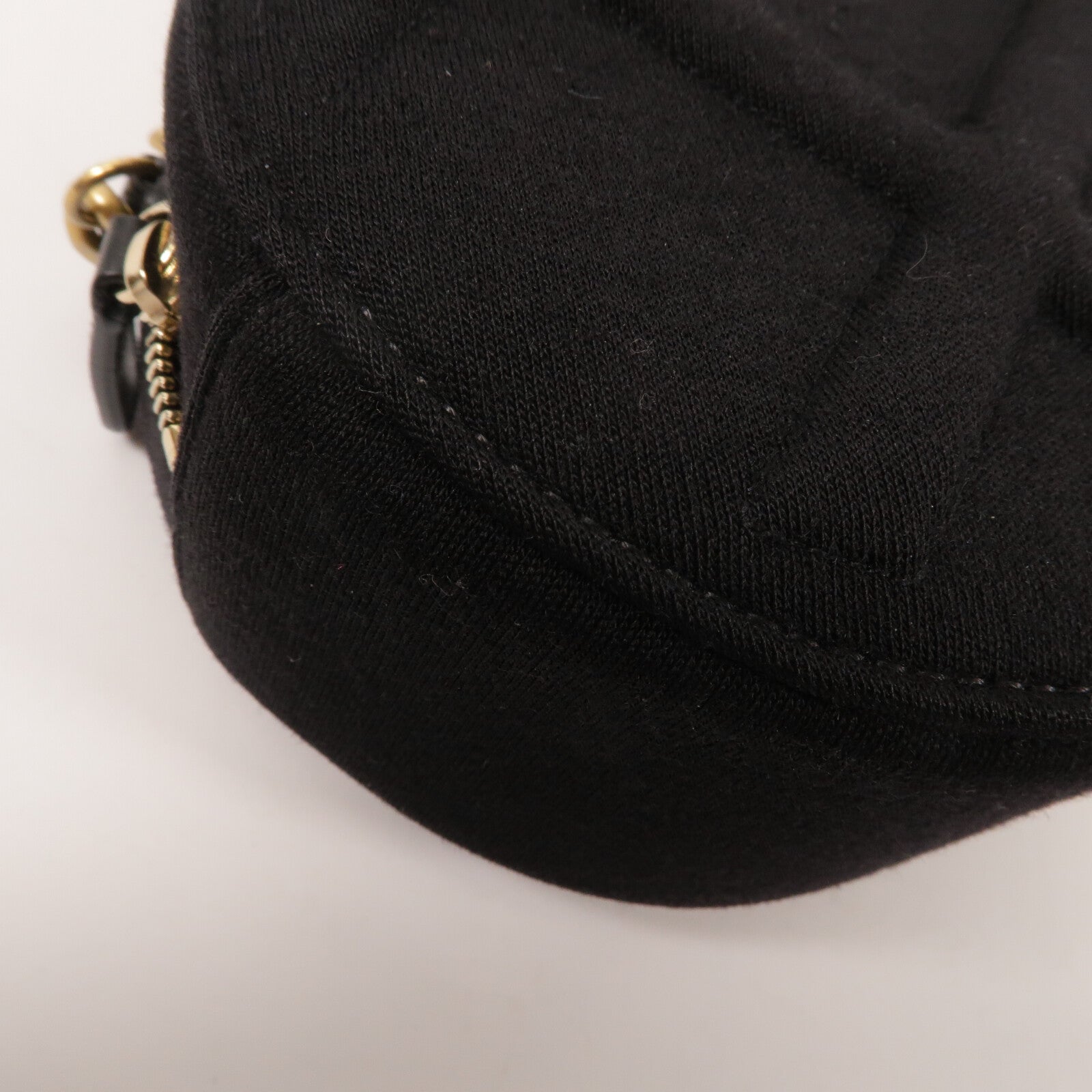 CHANEL 棉布Round 19 Clutch With Chain鏈帶手挽肩背兩用袋