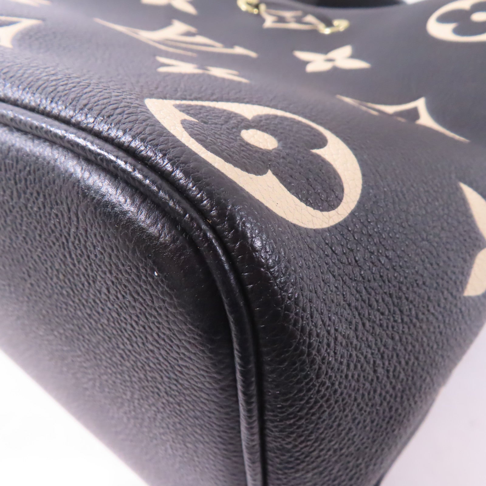 LOUIS VUITTON Monogram Empreinte Neo Noe金扣手挽肩背兩用袋黑色