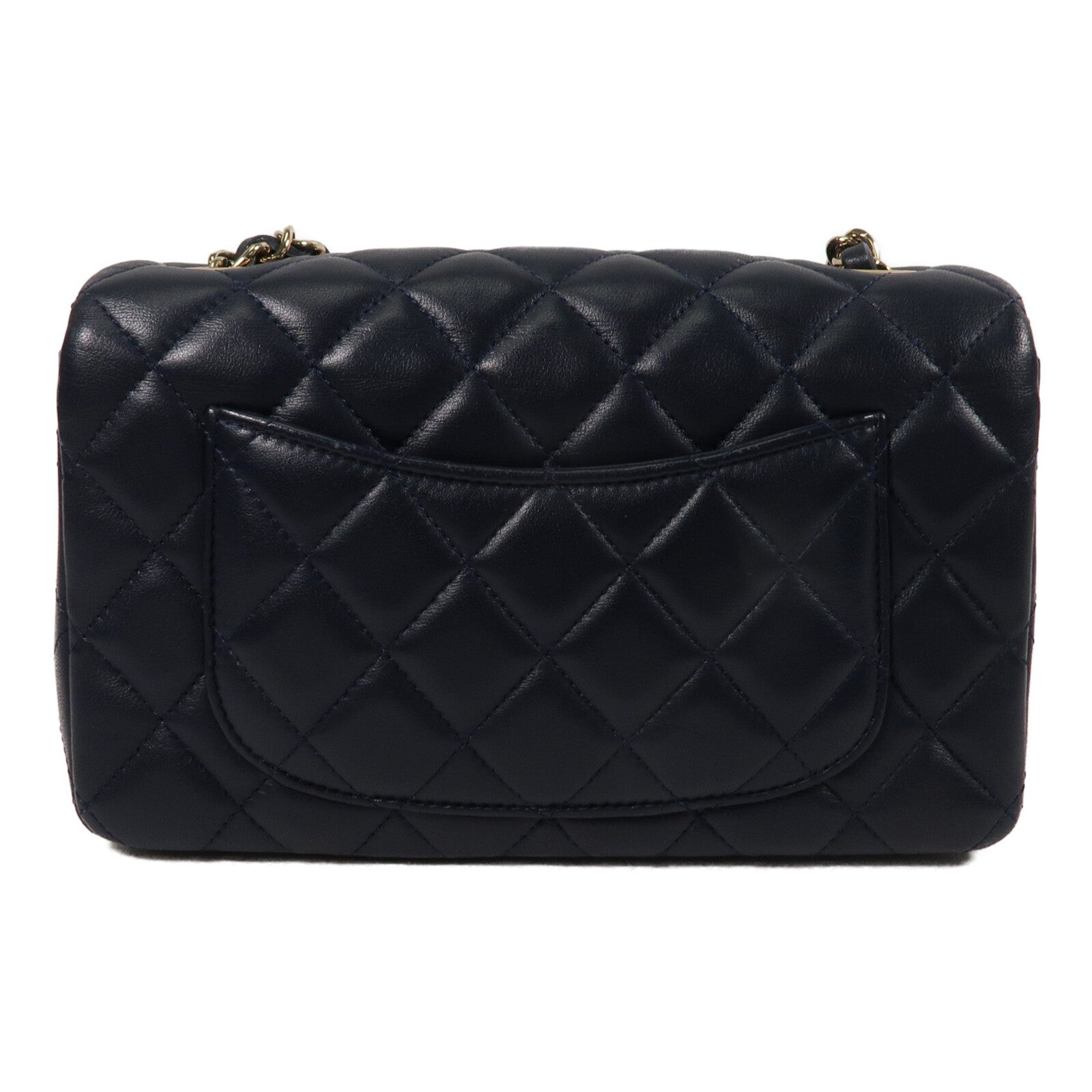 CHANEL 羊皮皮革Mini Classic 20鏈帶肩背袋