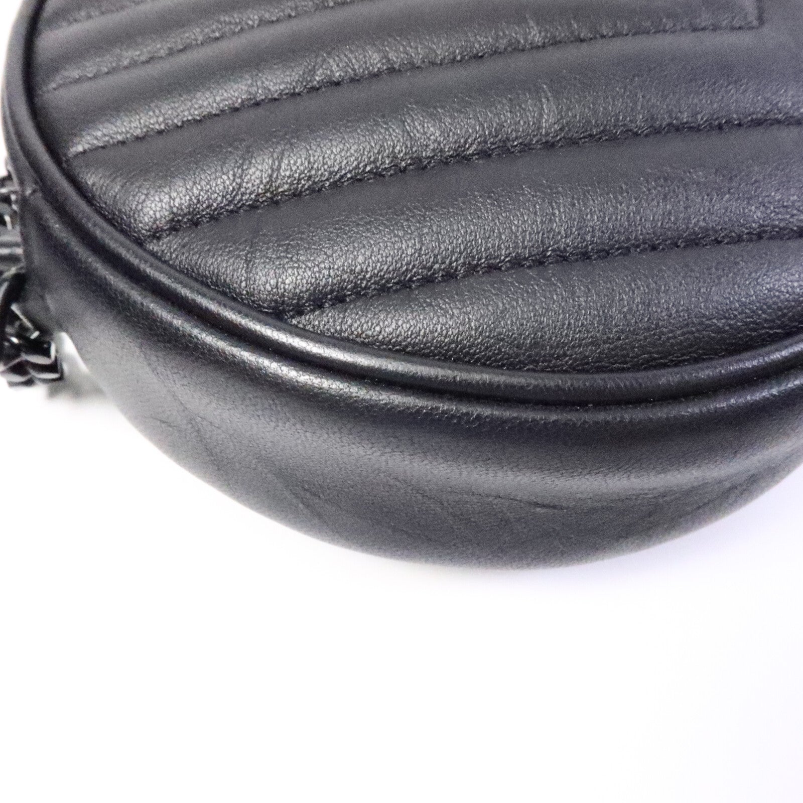 SAINT LAURENT 牛皮皮革Vinyle鏈帶肩背袋