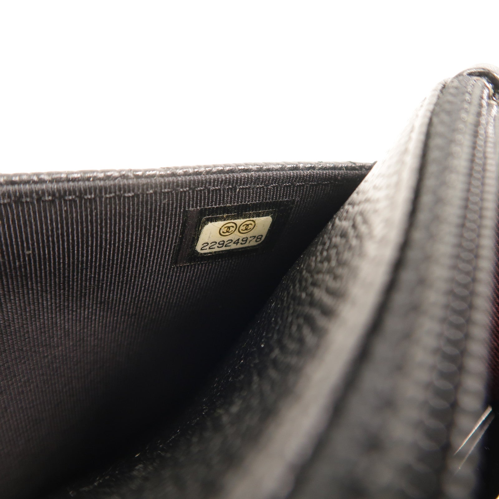 CHANEL 牛皮皮革WOC Wallet On Chain鏈帶肩背袋