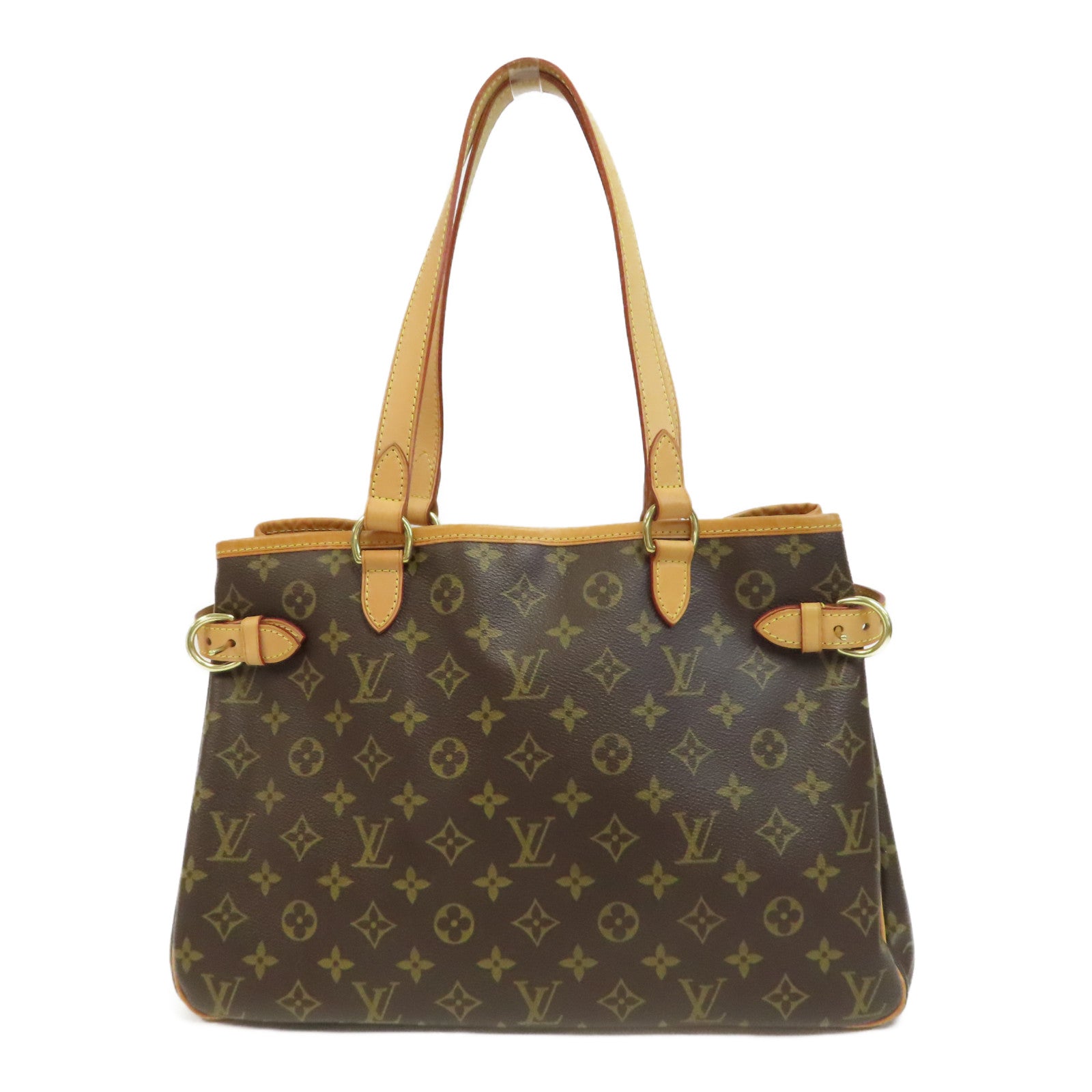 LOUIS VUITTON Monogram Batignolles Horizontal金扣肩背袋啡色