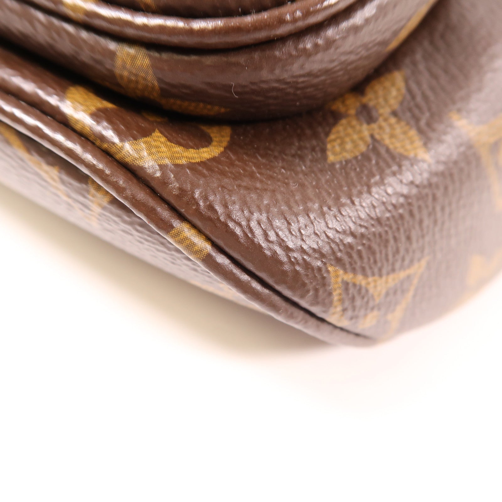 LOUIS VUITTON Monogram Mini Bumbag金扣手挽肩背兩用袋啡色