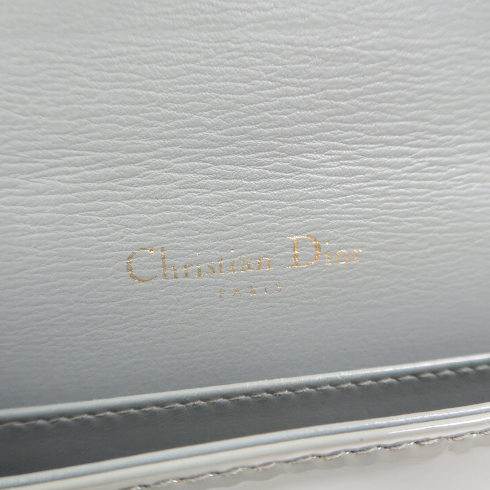 Dior 漆皮皮革Wallet On Chain鏈帶肩背袋