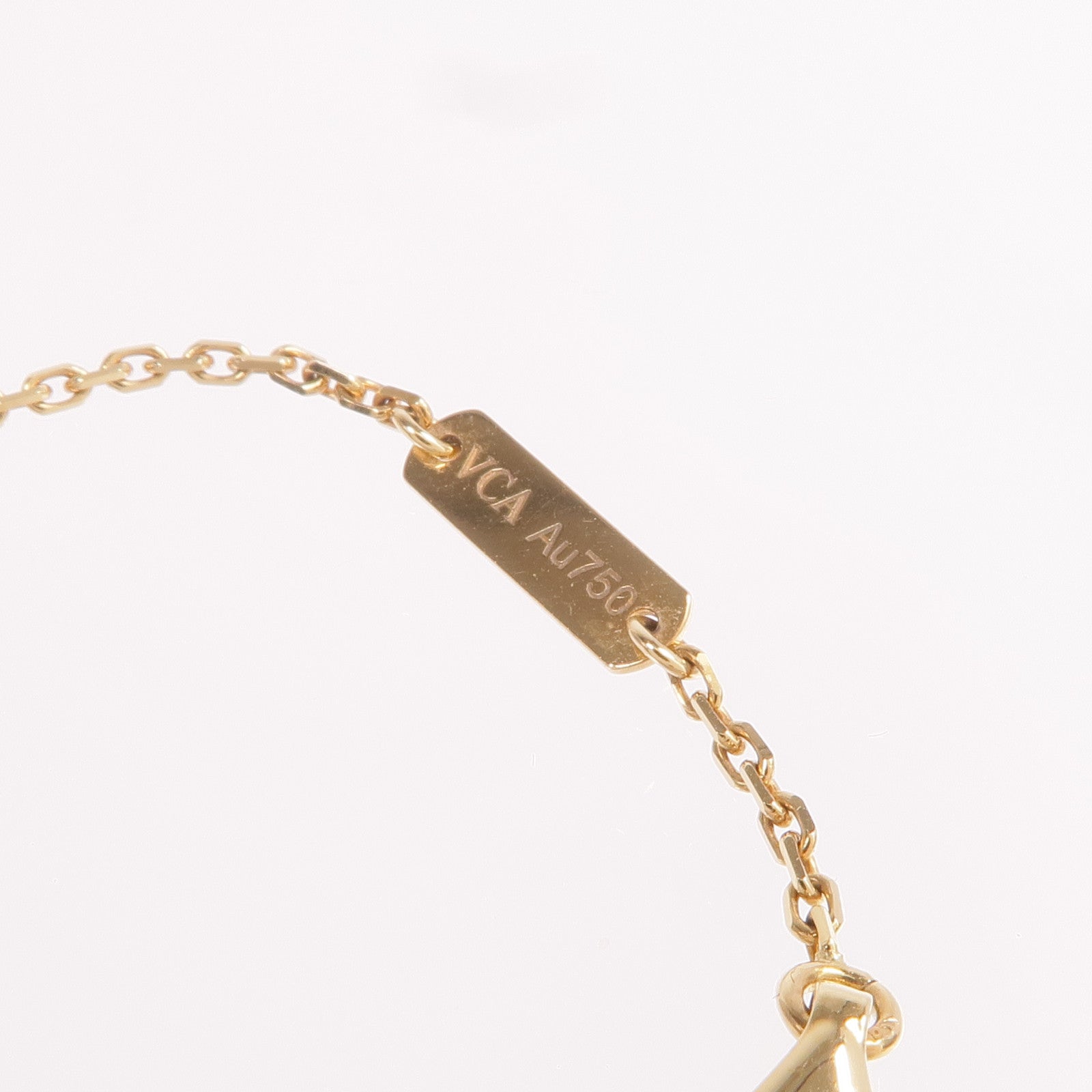 Van Cleef & Arpels 18K黃金Vintage Alhambra Necklace項鍊
