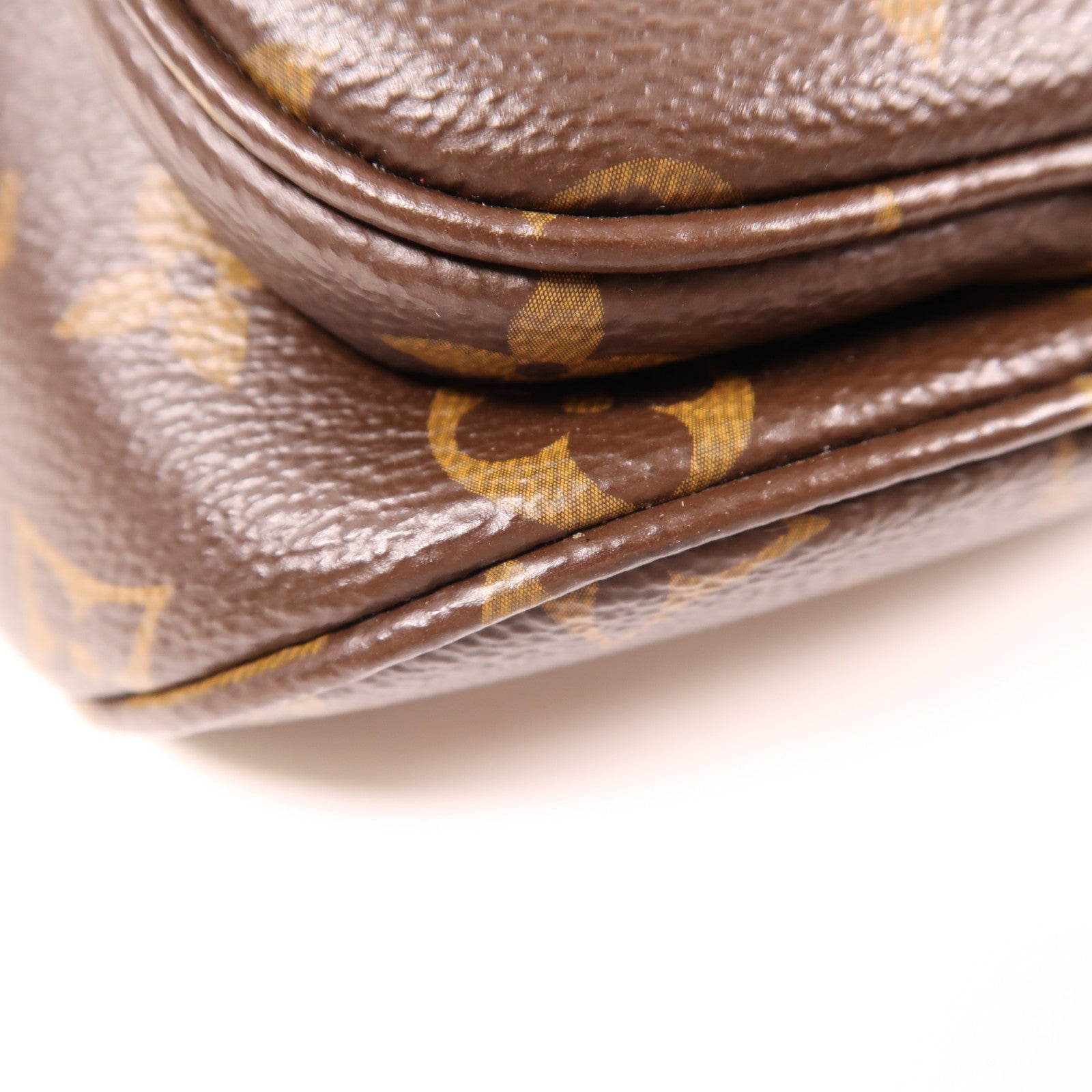 LOUIS VUITTON Monogram Mini Bumbag金扣手挽肩背兩用袋啡色