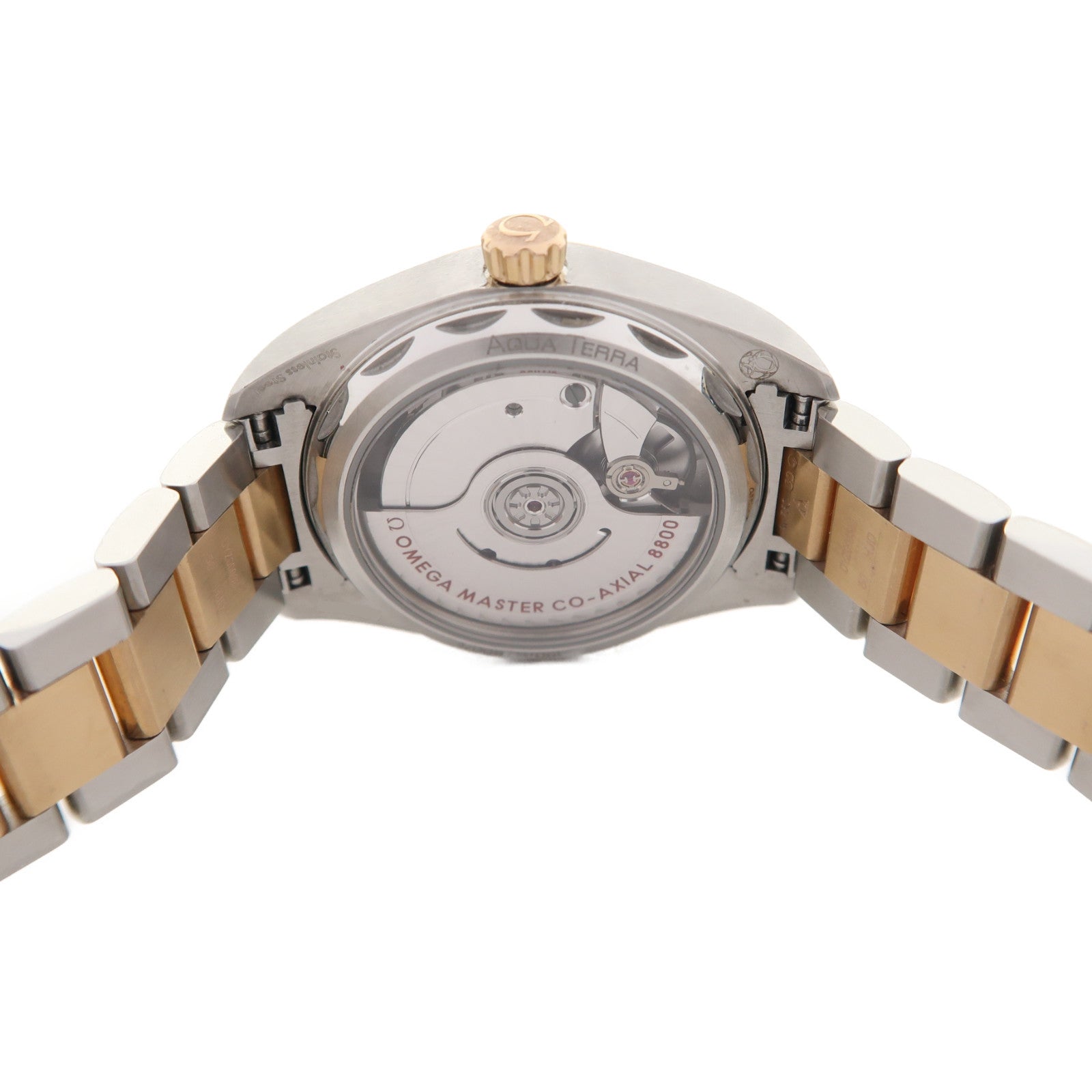 OMEGA Seamaster Aqua Terra18K金/不鏽鋼手錶自動機芯珠光色