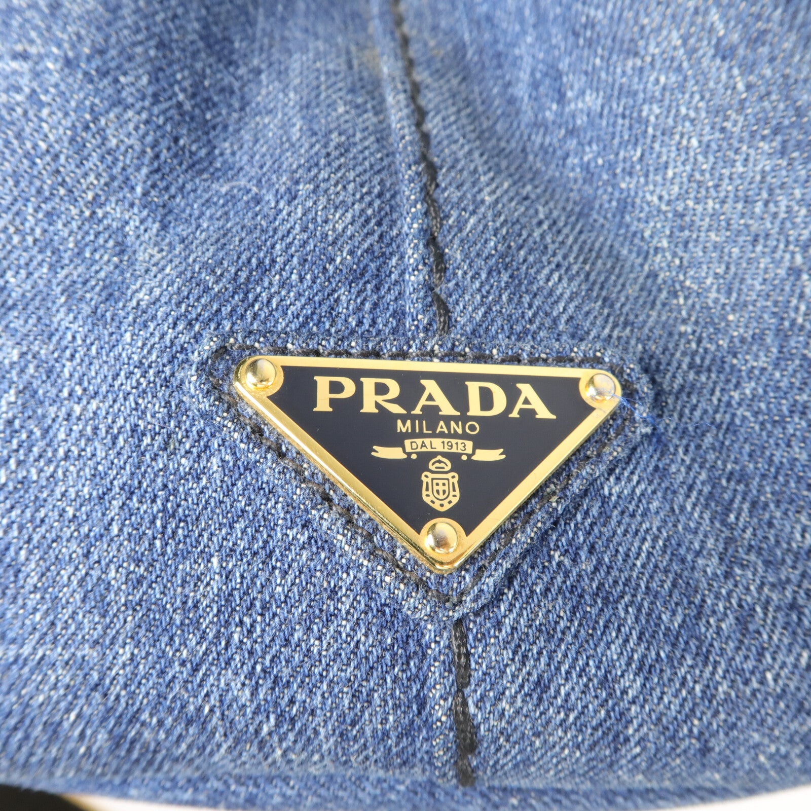 PRADA 牛仔布2 Way Shoulder手挽肩背兩用袋
