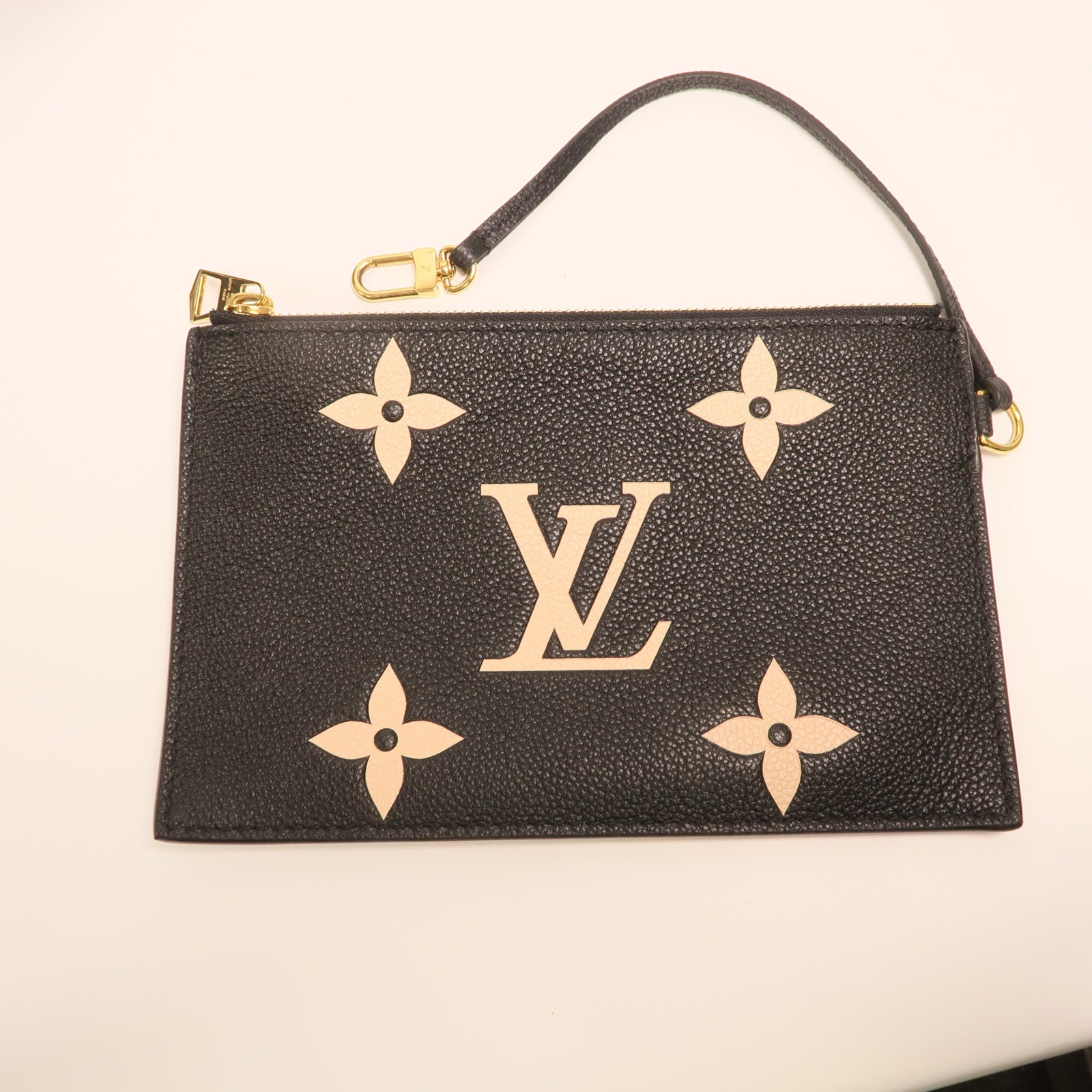 LOUIS VUITTON Monogram Empreinte Bicolor Neo Noe MM金扣手挽肩背兩用袋