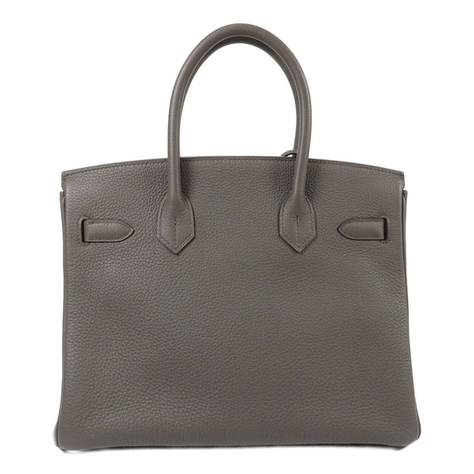 HERMES Togo皮革Birkin 30手挽袋Etain