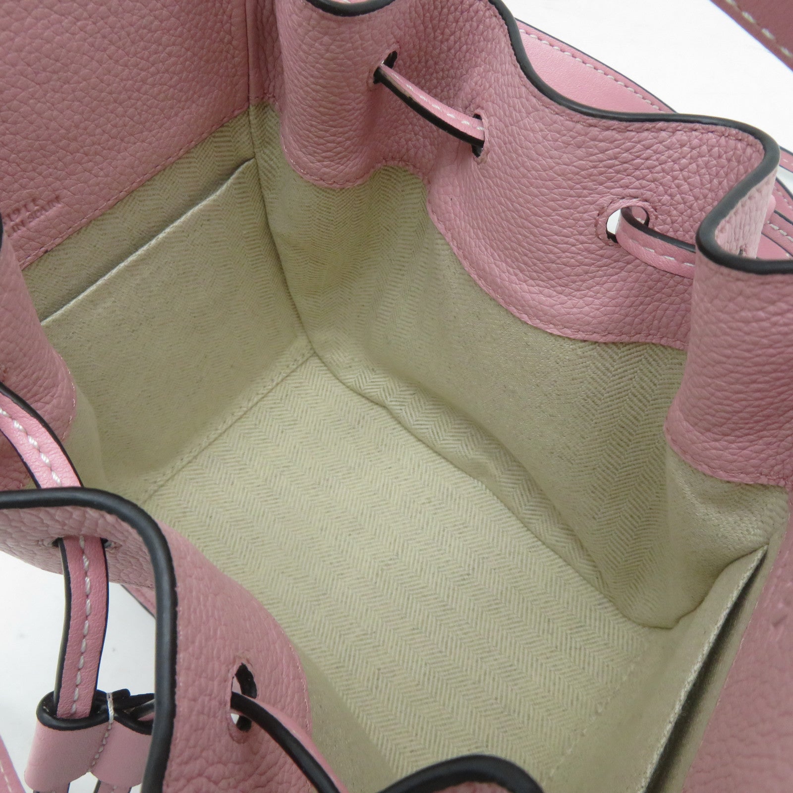 LOEWE 【激減優惠】牛皮皮革Hammock Mini銀扣手挽肩背兩用袋粉紅色