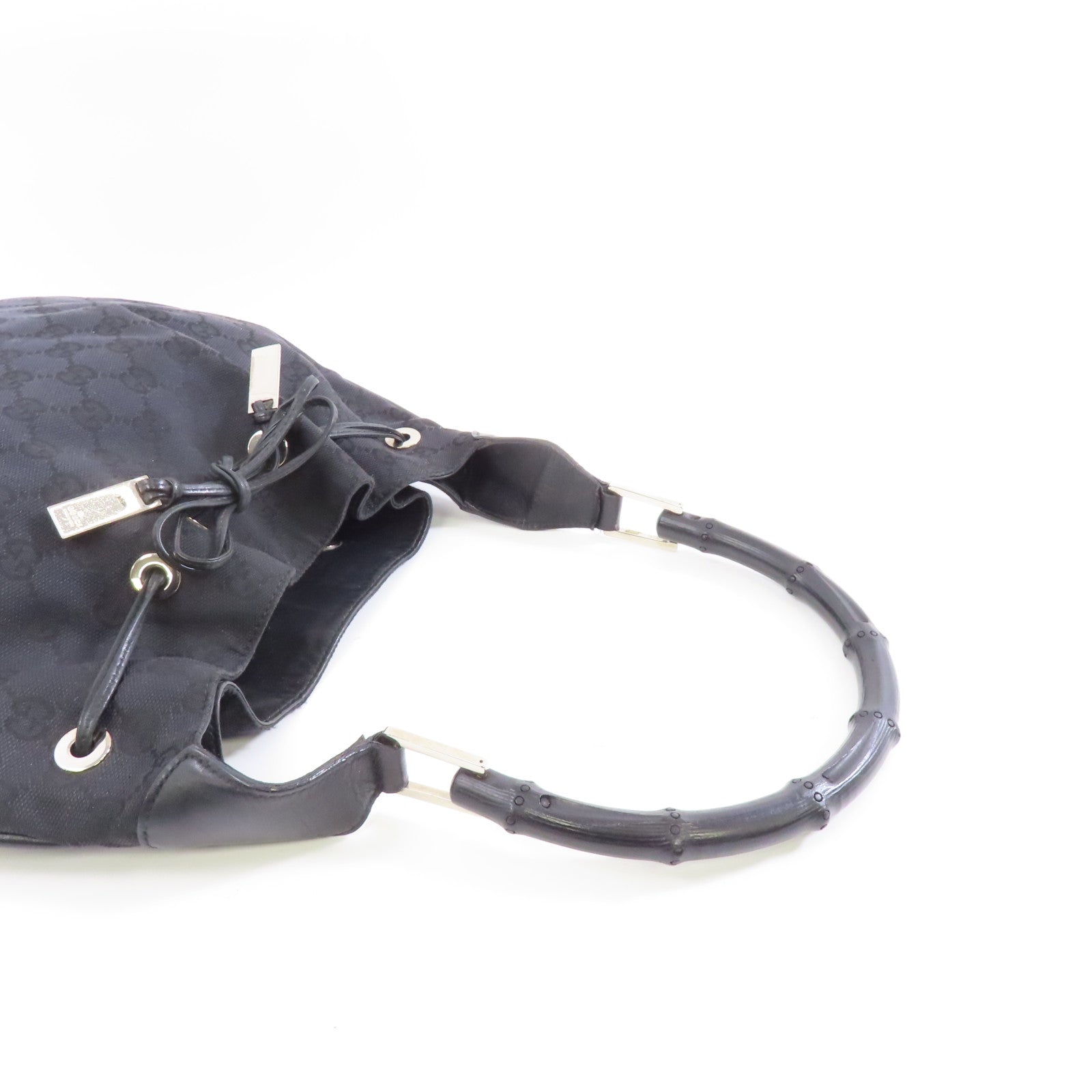 GUCCI 【激減優惠】帆布Shoulder Bag銀扣肩背袋