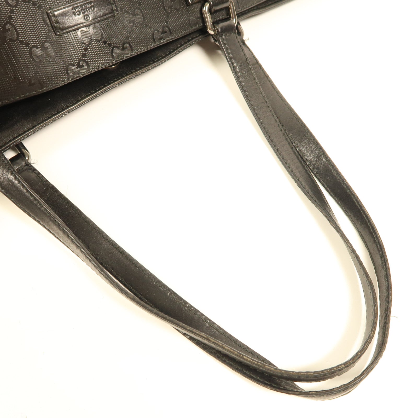 GUCCI PVC Shoulder Bag銀扣肩背袋