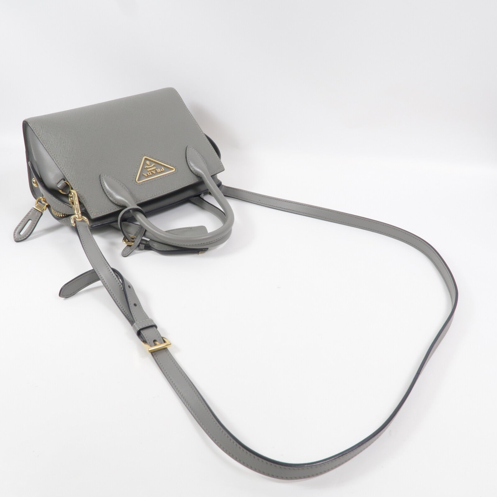 PRADA 牛皮皮革2 Way Shoulder手挽肩背兩用袋