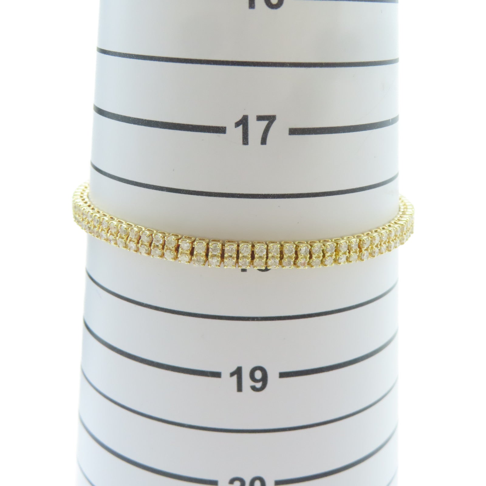 JEWELRY 18K黃金Diamond Bracelet 3.00ct鑽石手鏈