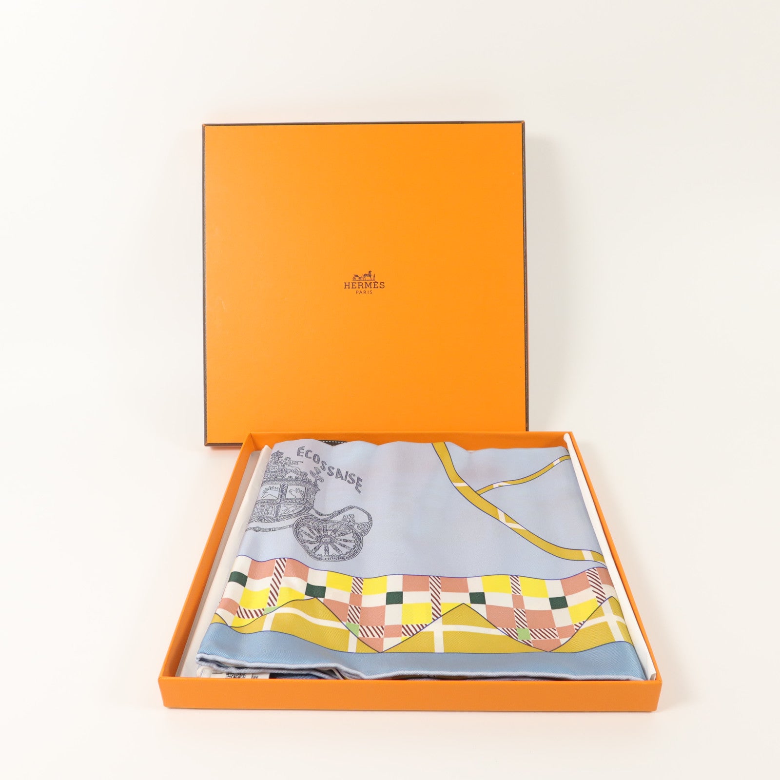 HERMES 絲質Scarf 90X90絲巾