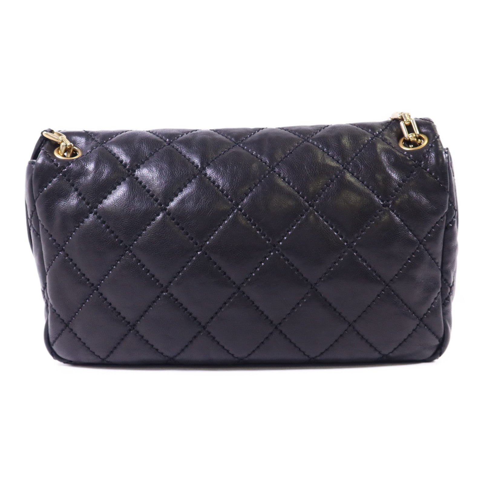 CHANEL 牛皮皮革Shoulder Bag金扣肩背袋