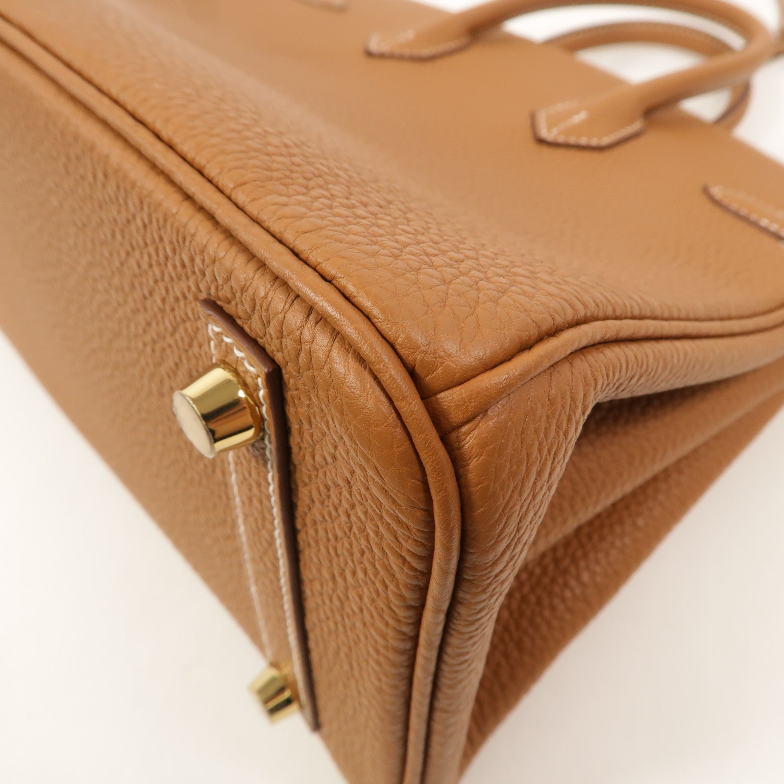 HERMES Togo皮革Birkin 25手挽袋Gold