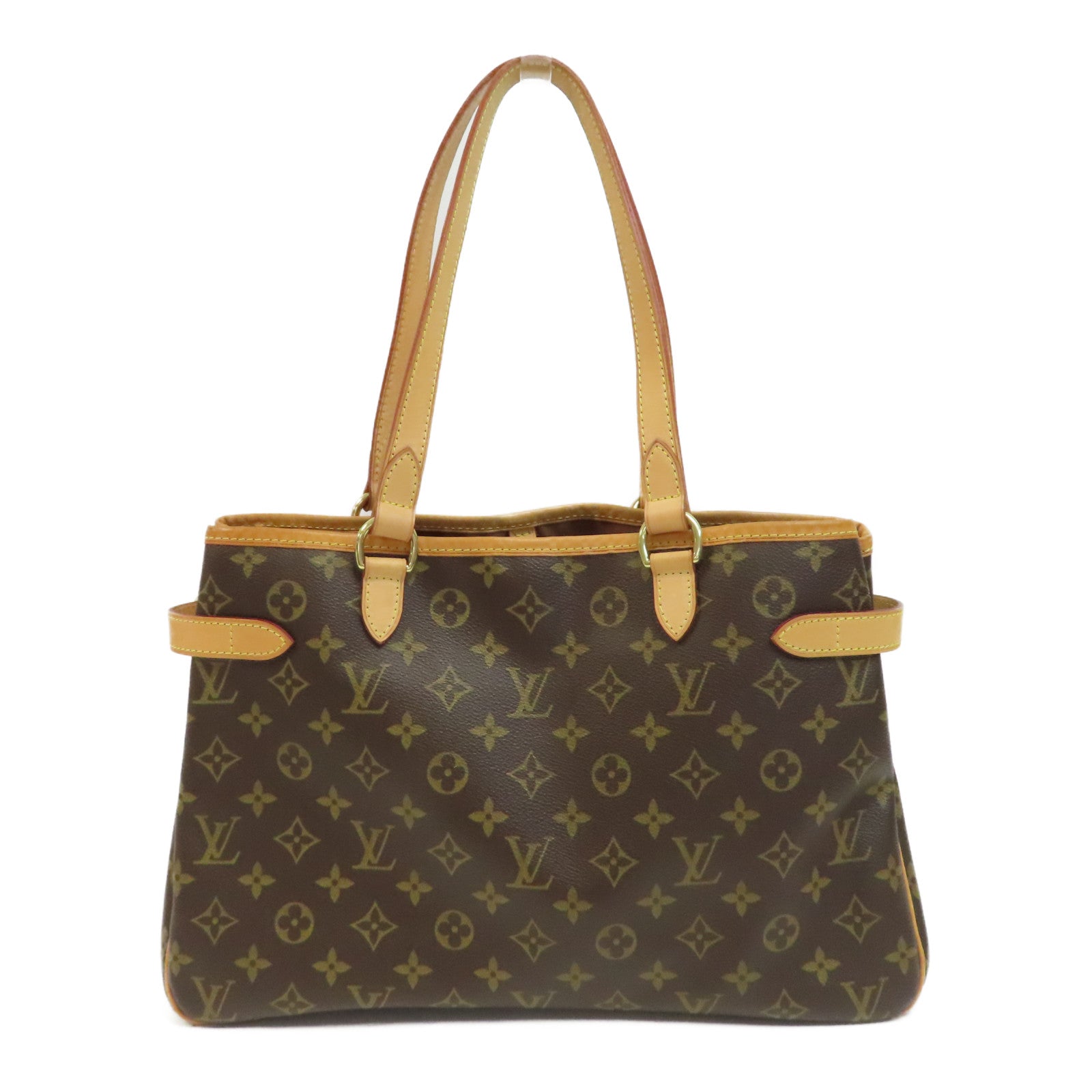 LOUIS VUITTON Monogram Batignolles Horizontal金扣肩背袋啡色