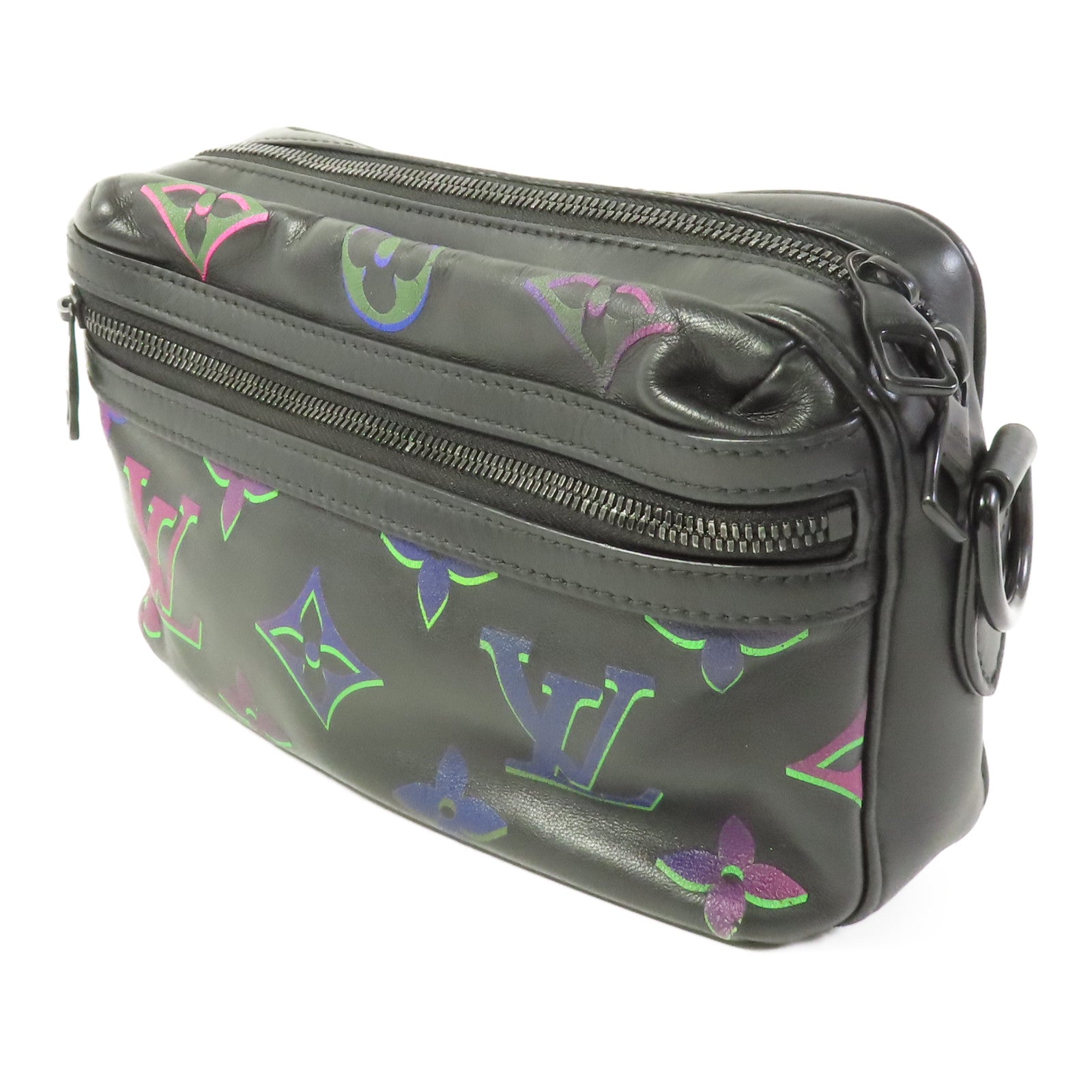 LOUIS VUITTON 牛皮皮革Comet Messenger PM肩背袋