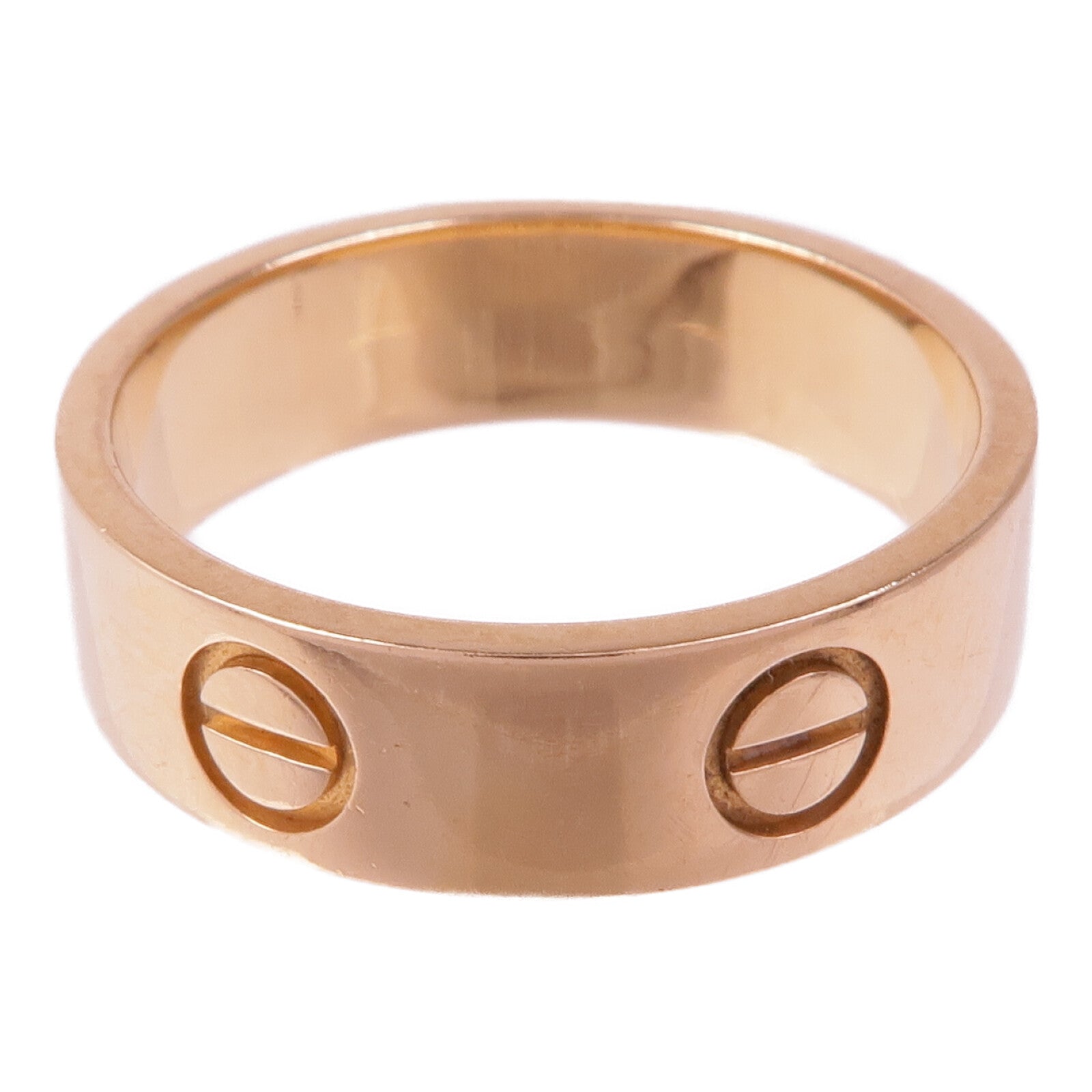 CARTIER 18K玫瑰金Love Ring戒指Cartier#54/US#6.75