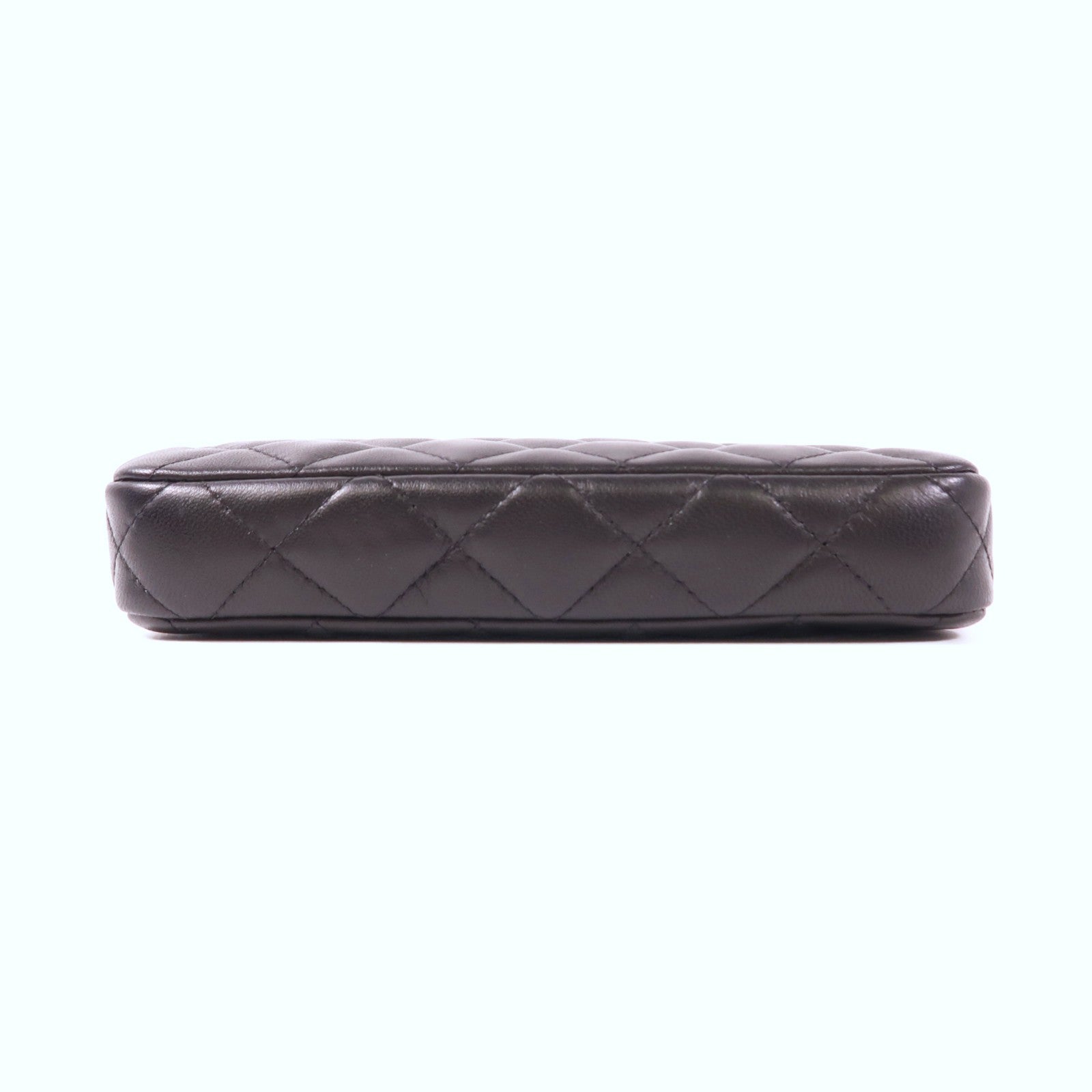 CHANEL 牛皮皮革Chain Shoulder Bag銀扣鏈帶肩背袋