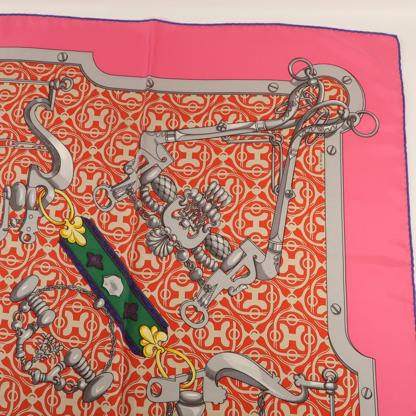 HERMES 【萬聖節商品】絲質Scarf 135X135絲巾